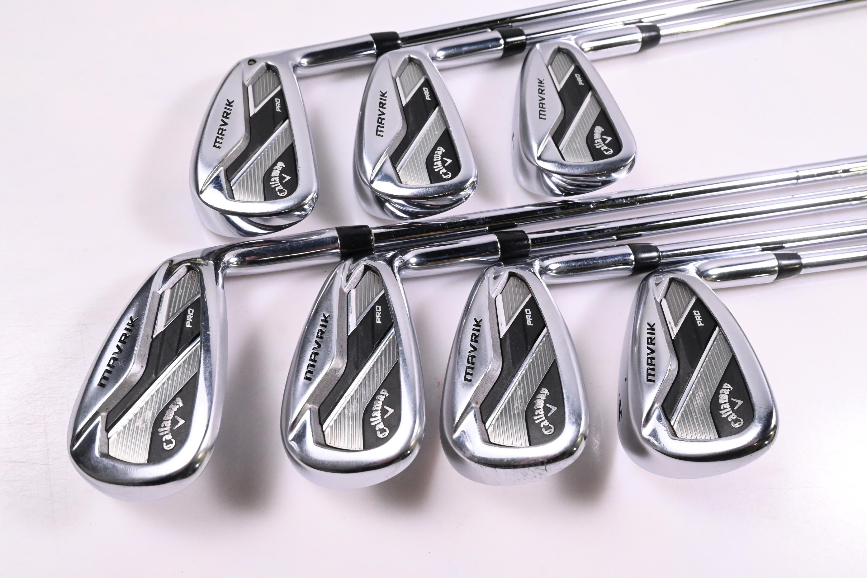 Callaway Mavrik Pro Irons / 5-PW+GW / Stiff Flex Elevate MPH 95 Shafts