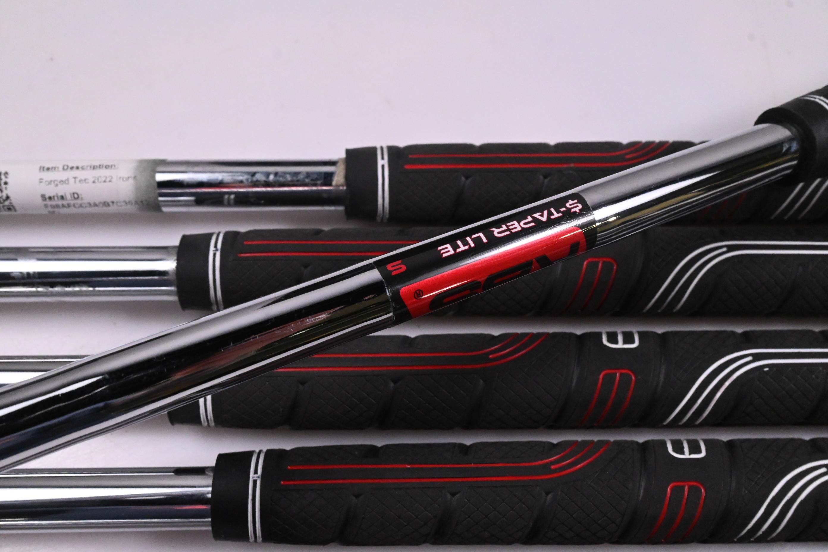 Left Hand Cobra Forged Tec 2022 Irons / 4-PW / Stiff Flex KBS $-Taper Lite