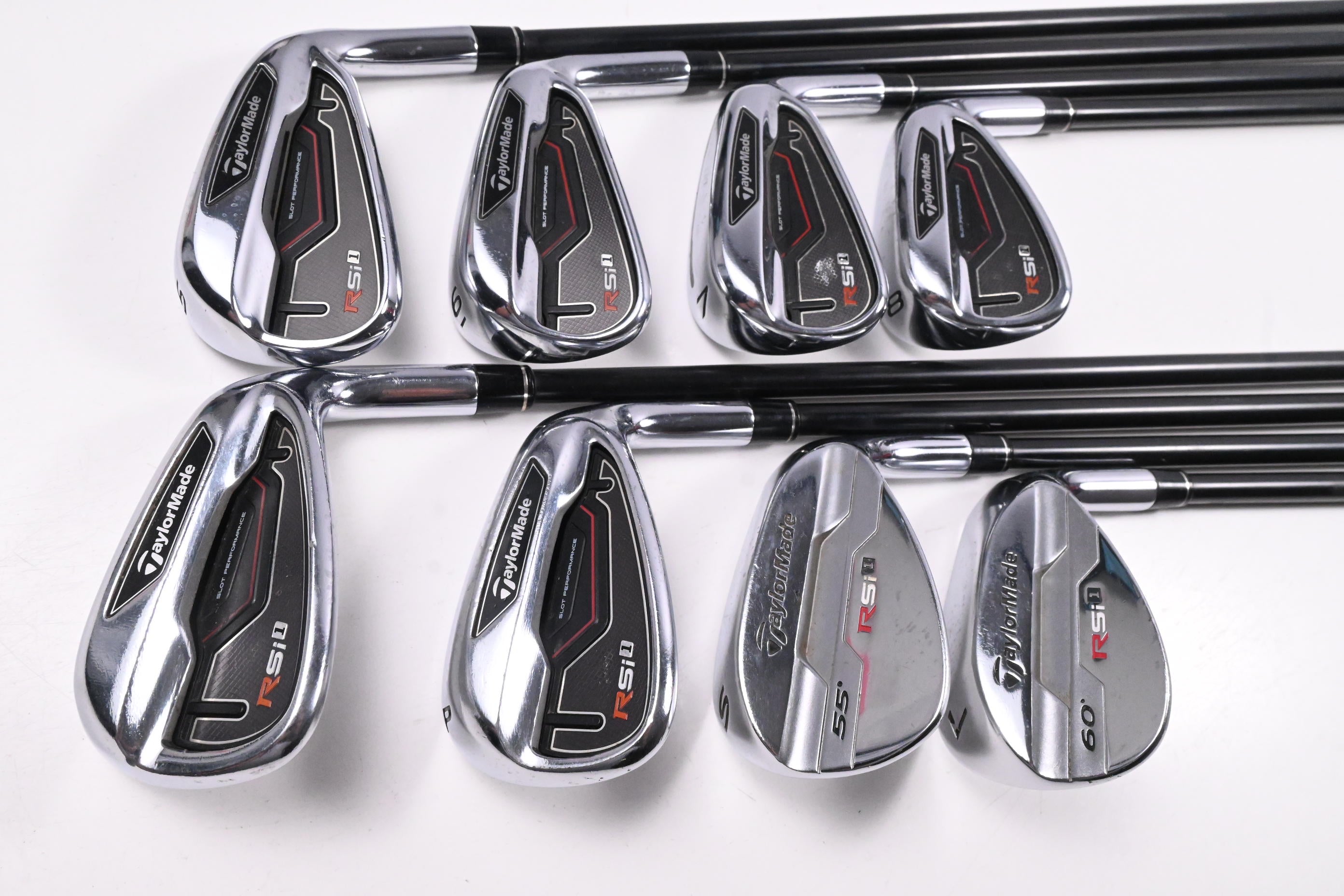Taylormade RSi1 Irons / 5-PW+SW+LW / Regular Flex REAX 65 Shafts