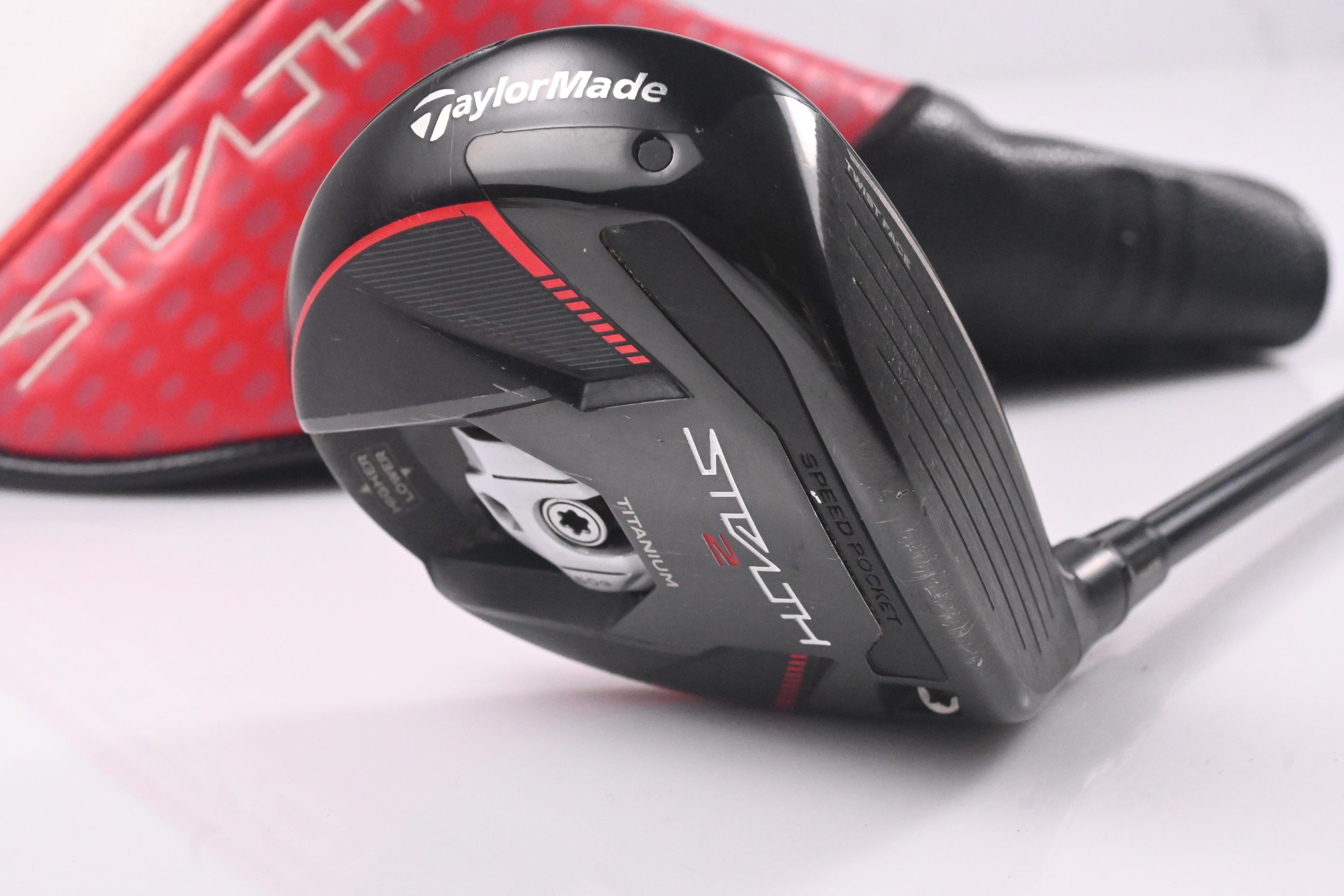 Taylormade Stealth 2 Plus #3 Wood / 15 Degree / Stiff Flex Kai'li Red 75 Shaft