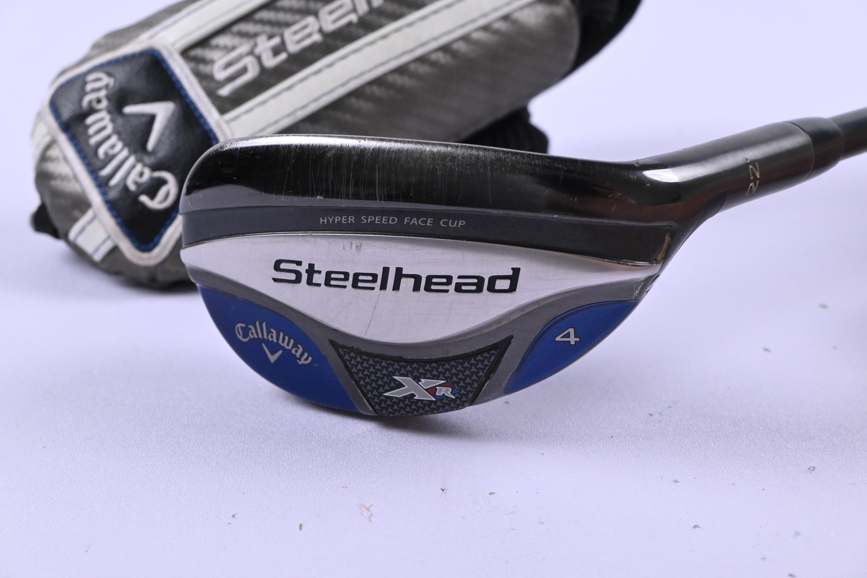 Callaway Steelhead XR #4 Hybrid / 22 Degree / Regular Flex HZRDUS Blue 58 Shaft