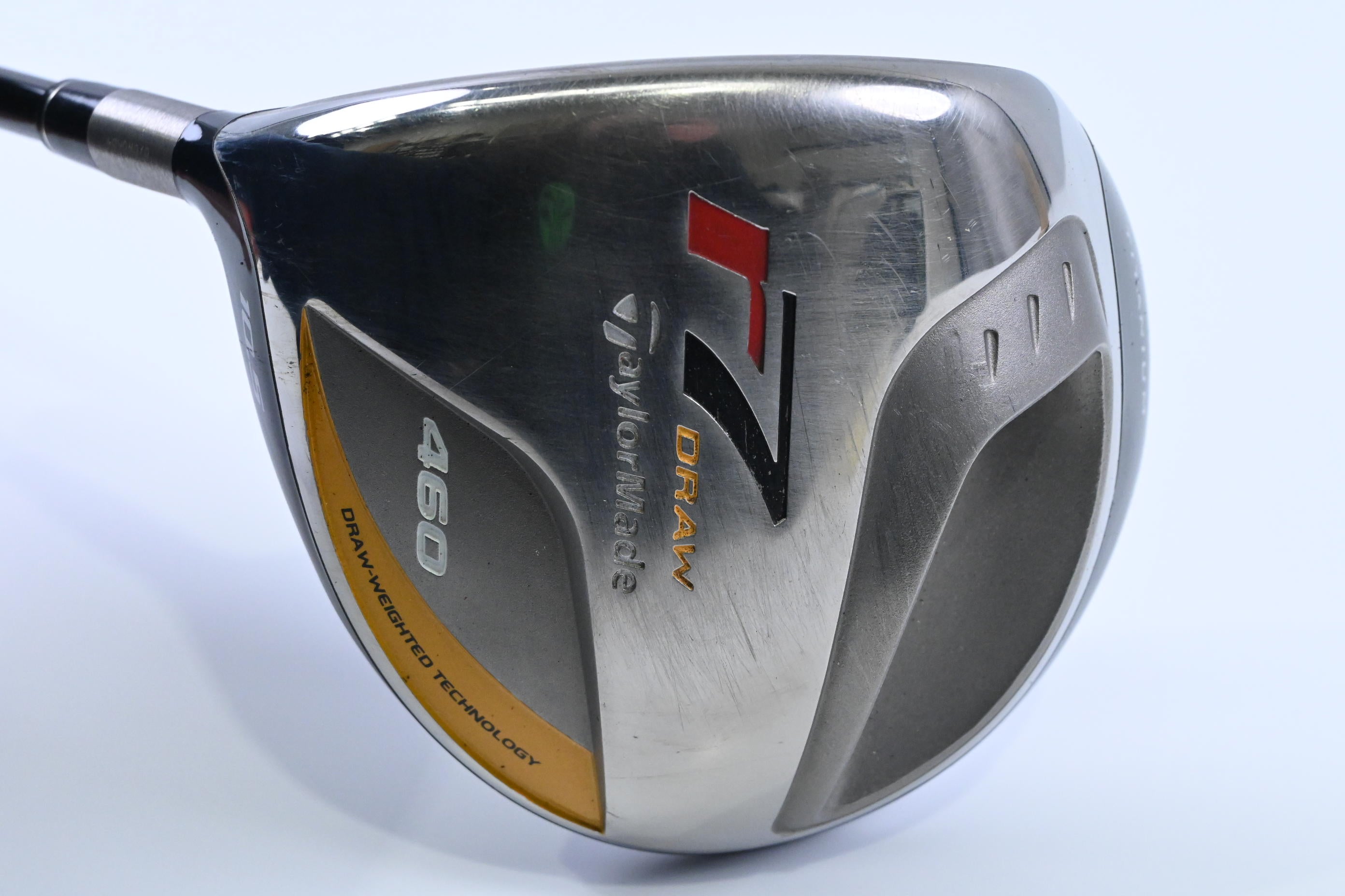 Left Hand Taylormade R7 Draw Driver / 10.5 Degree / Regular Flex Reax 55 Shaft