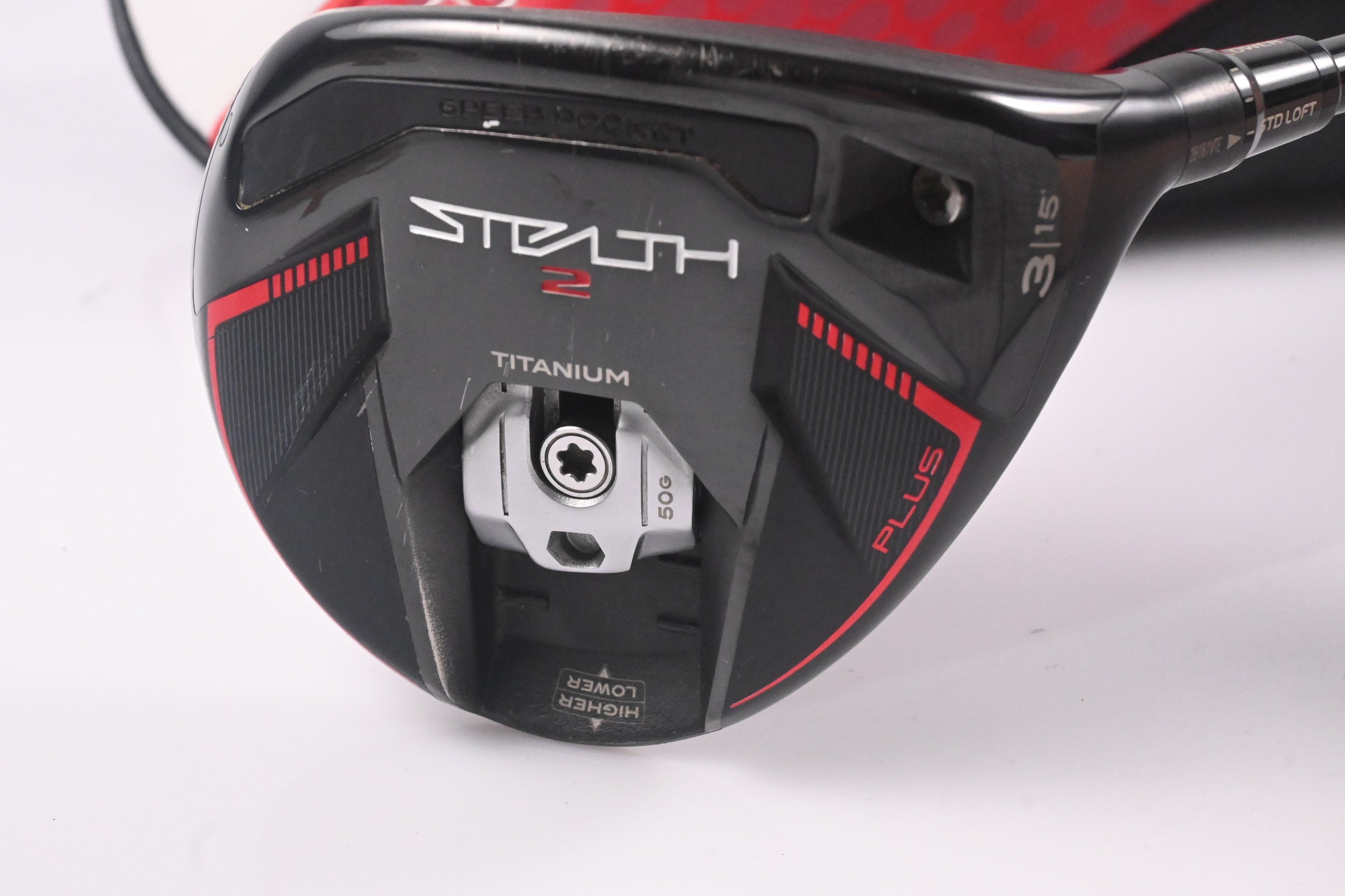 Taylormade Stealth 2 Plus #3 Wood / 15 Degree / Stiff Flex Kai'li Red 75 Shaft