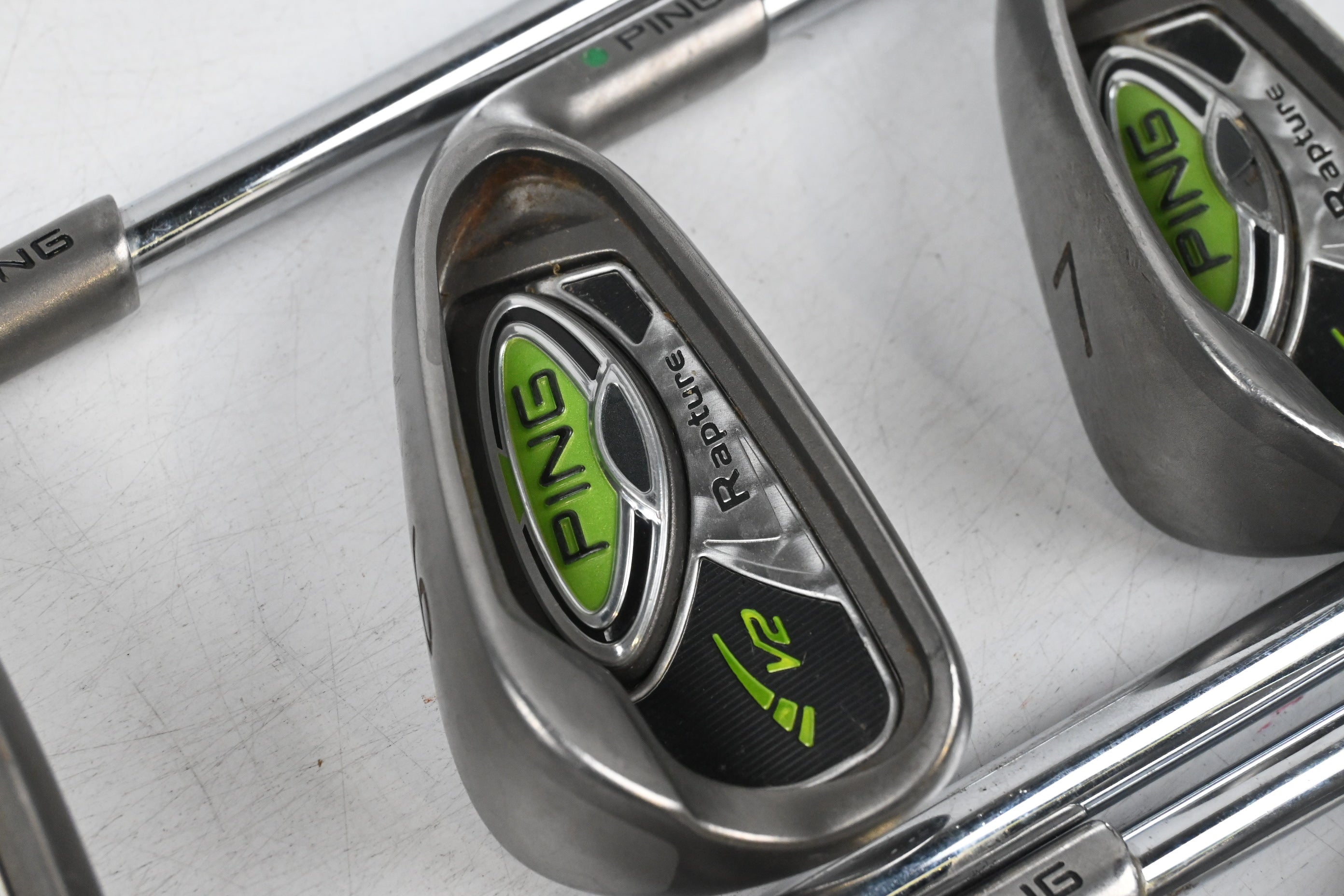 Ping Rapture V2 Irons / 5-9i+LW / Green Dot / Regular Flex Ping AWT Shafts