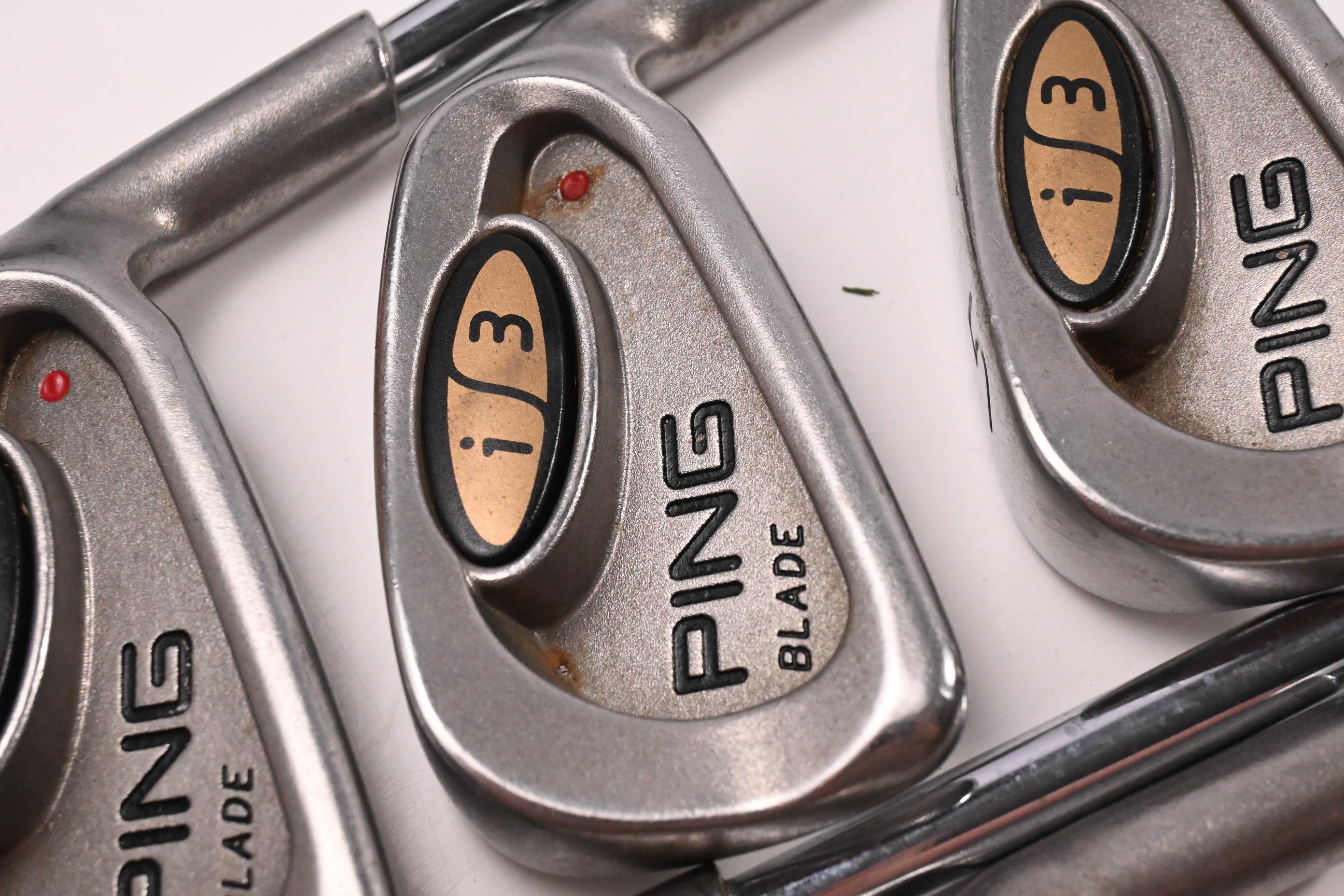 Ping i3 Irons / 3-9i / Red Dot / Stiff Flex Ping Cushin JZ Red Shafts