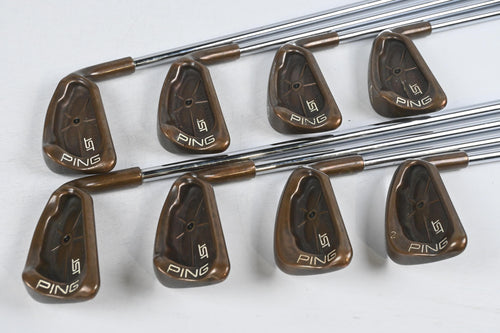 Ping ISI BeCu Irons / 4-PW+SW / Black Dot / Stiff Flex Steel Shafts