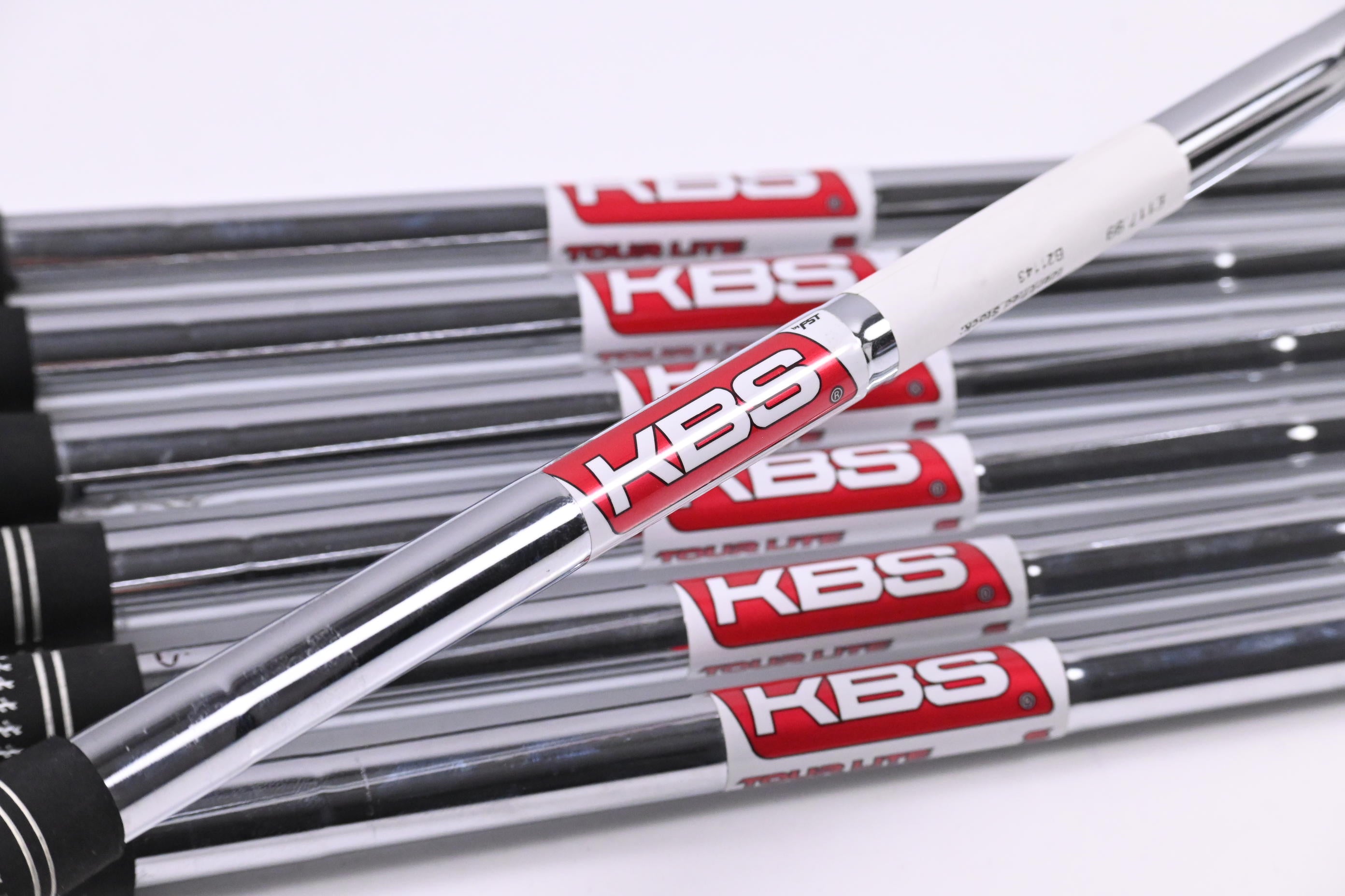 KBS Tour Lite Iron Shafts / Stiff Flex / Set of 7 / .370" Tip