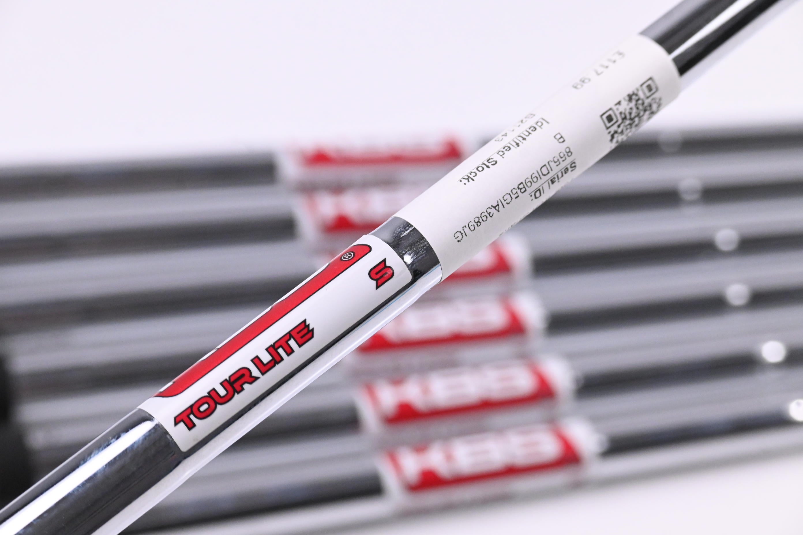 KBS Tour Lite Iron Shafts / Stiff Flex / Set of 7 / .370" Tip