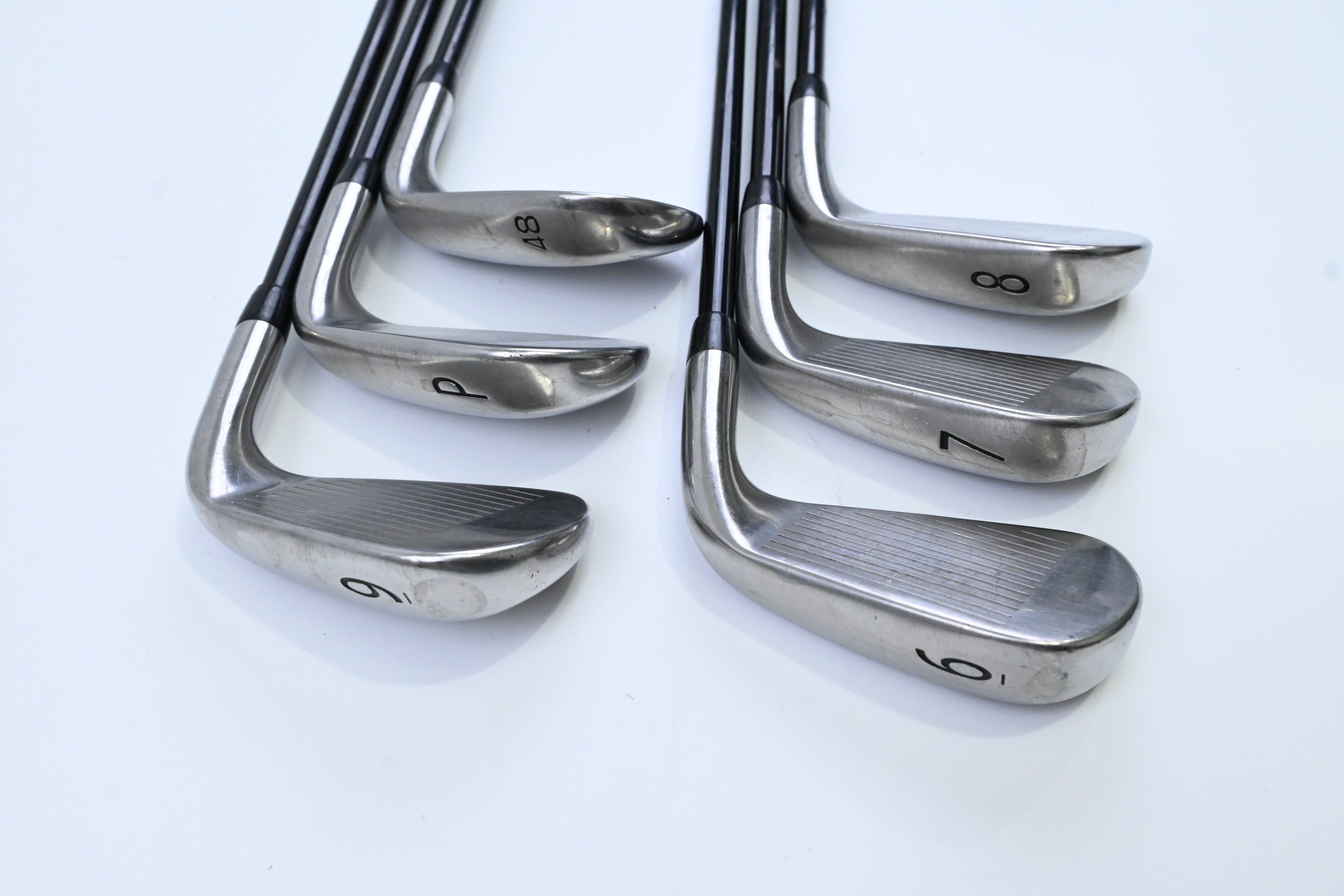 Left Hand Titleist 718 AP1 Irons / 6-PW+48° / Regular Flex Tensei CK Red Shafts