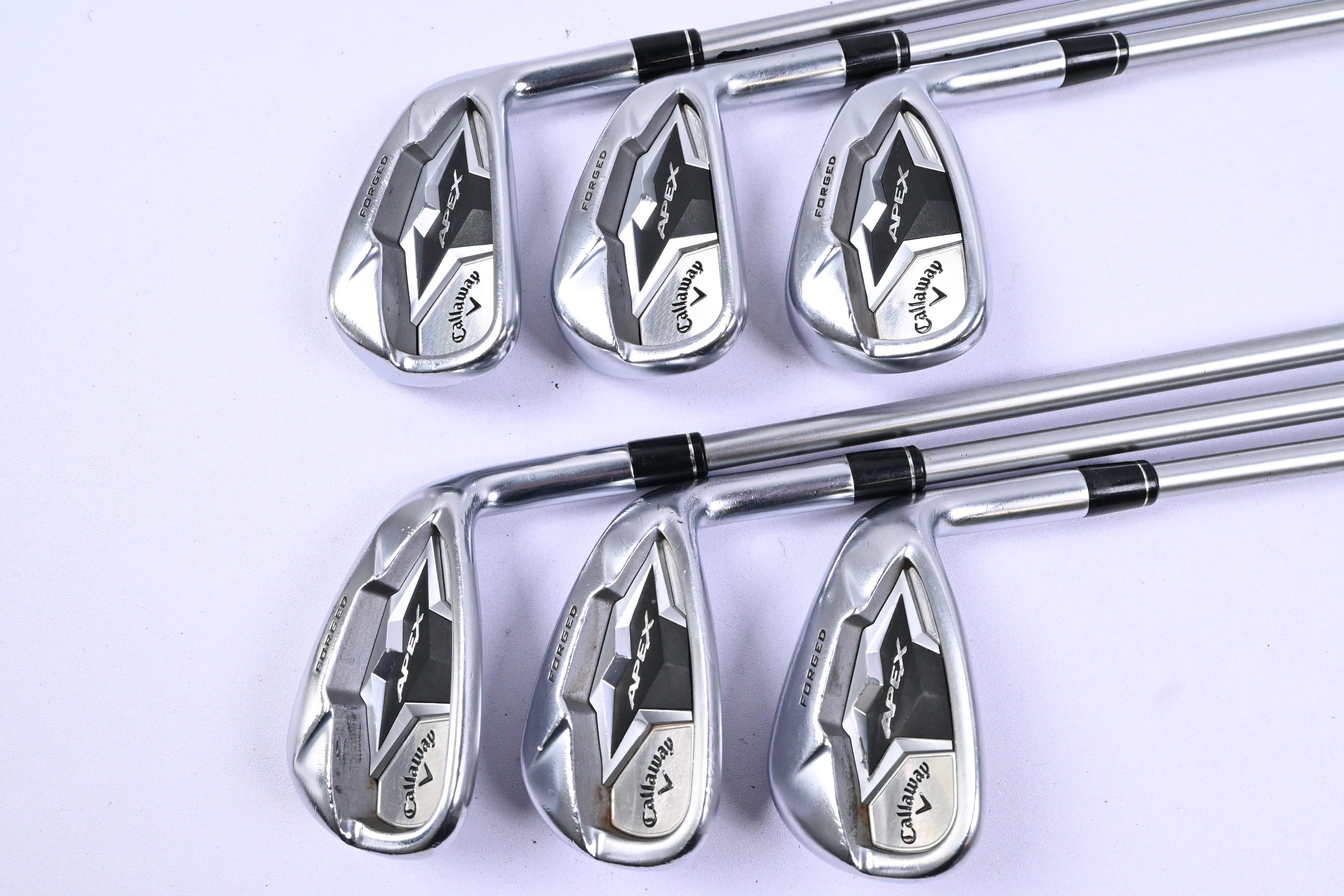 Ladies Callaway Apex CF19 Forged Irons / 6-PW+GW / Ladies Flex Quaranta Blue 40