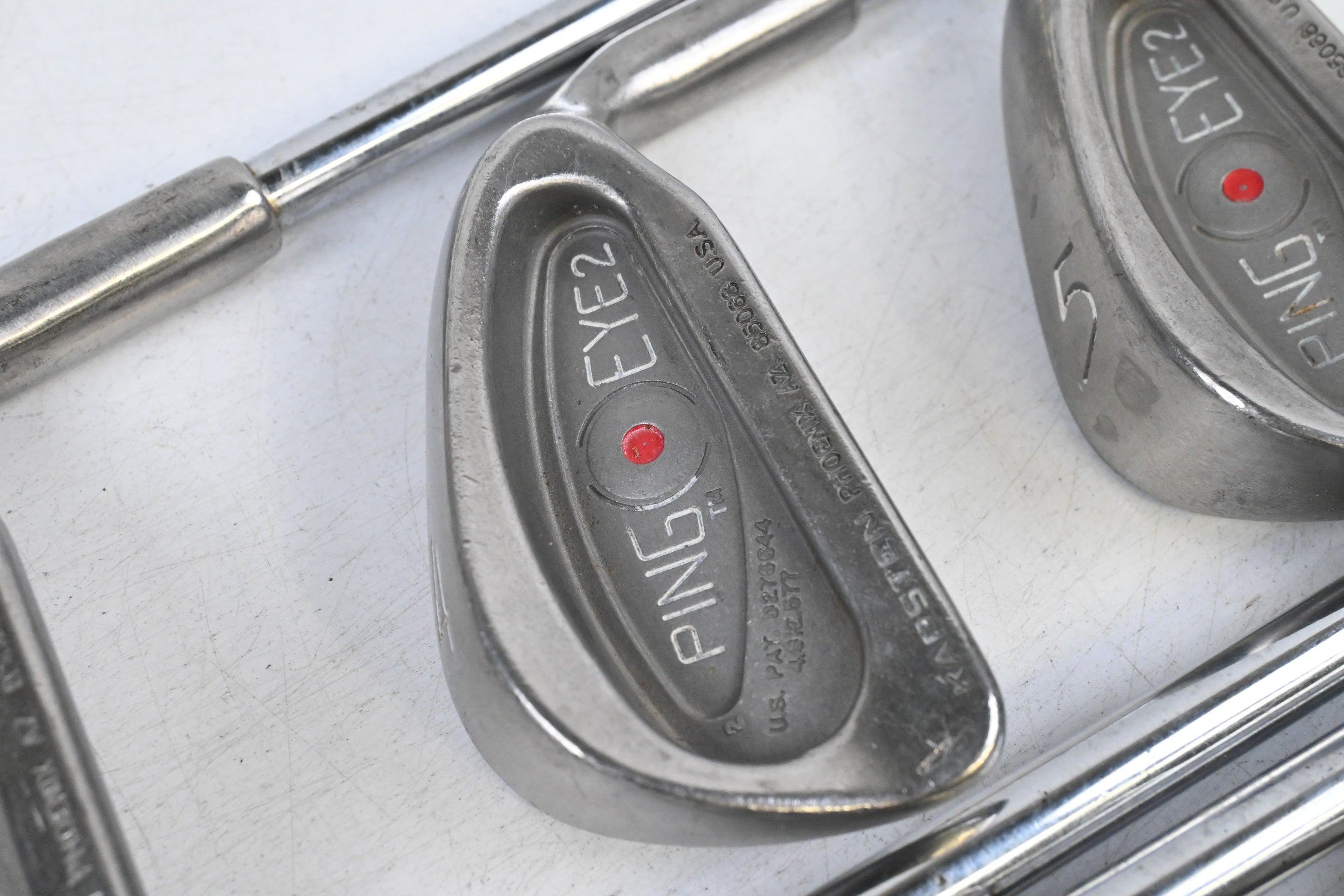 Ping Eye 2 Irons / 3-9i / Red Dot / Regular Flex Ping Karsten Shafts