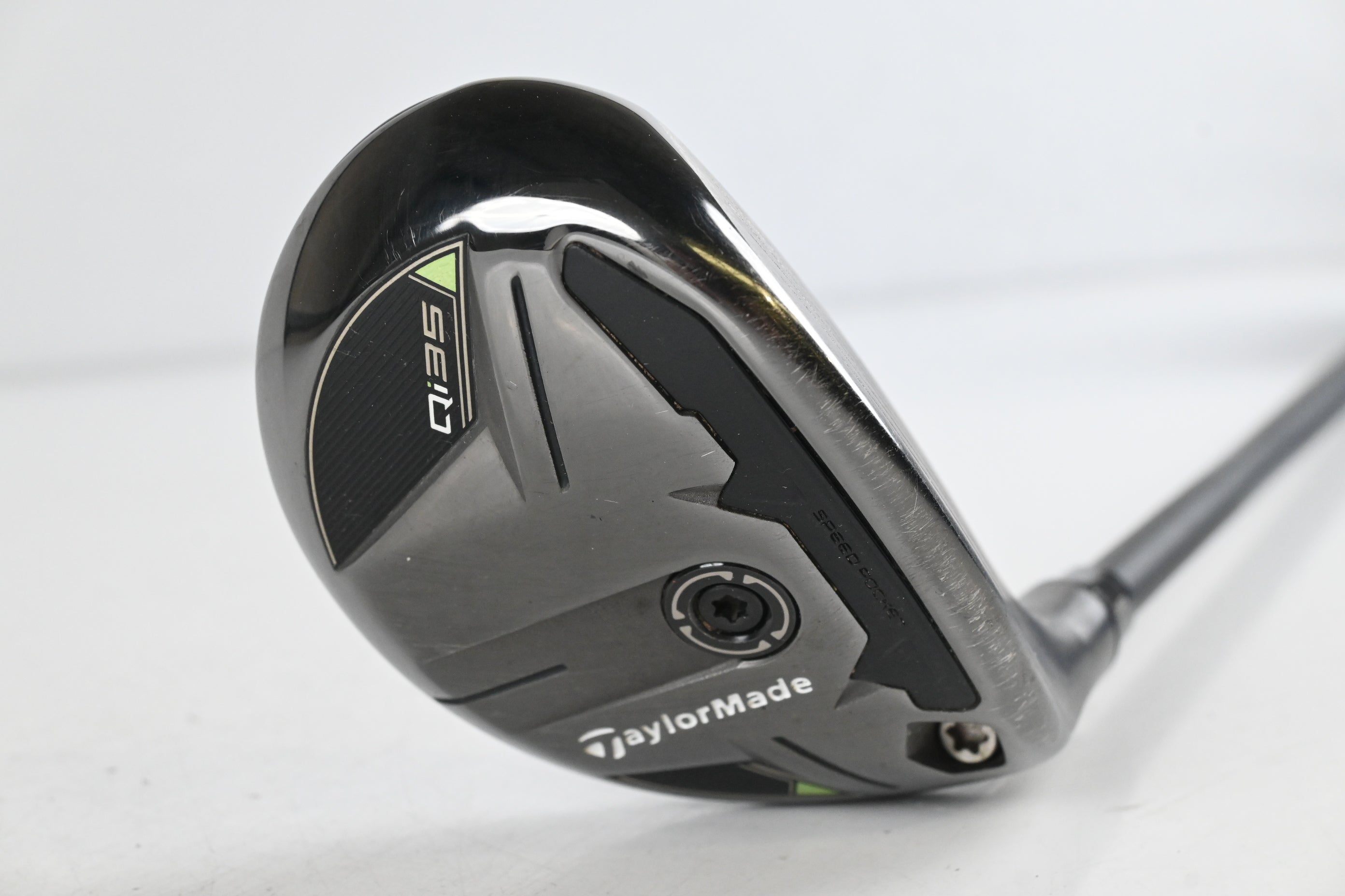 Taylormade Qi35 #4 Hybrid / 22 Degree / Stiff Flex Hzrdus Gen5 Black 80 Shaft