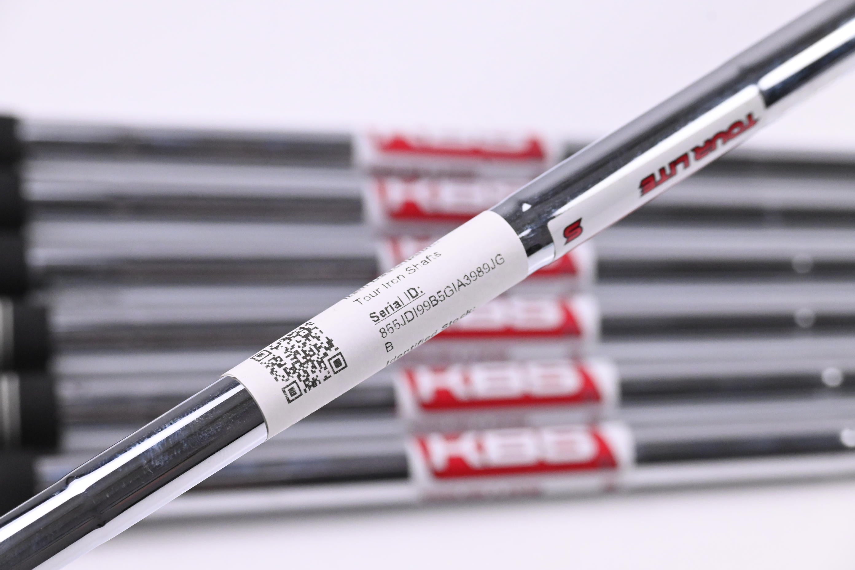KBS Tour Lite Iron Shafts / Stiff Flex / Set of 7 / .370" Tip