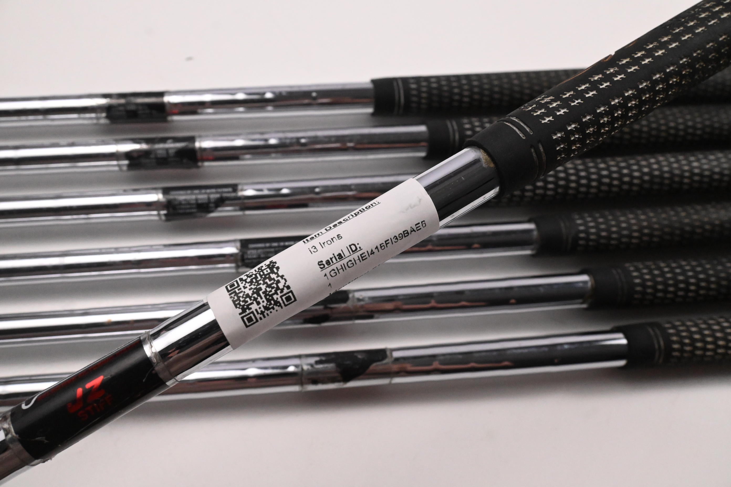 Ping i3 Irons / 3-9i / Red Dot / Stiff Flex Ping Cushin JZ Red Shafts