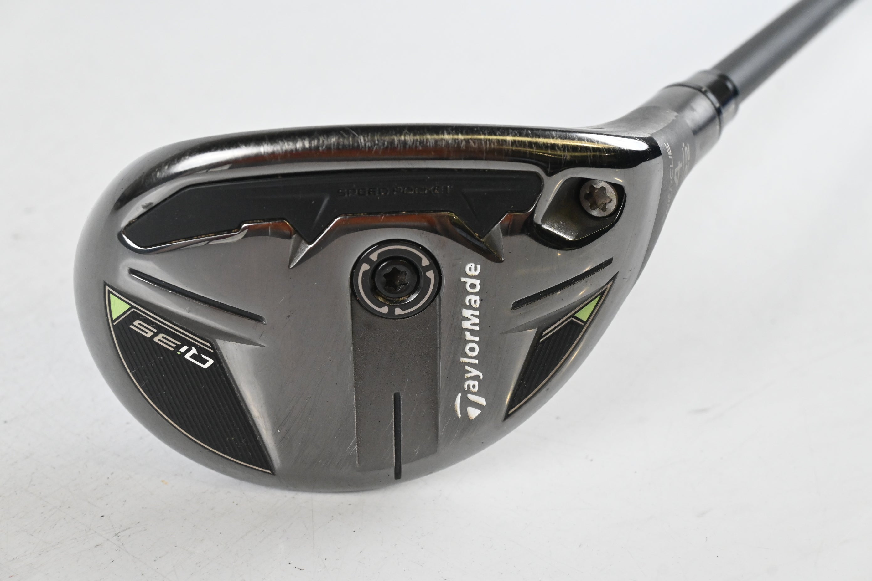 Taylormade Qi35 #4 Hybrid / 22 Degree / Stiff Flex Hzrdus Gen5 Black 80 Shaft