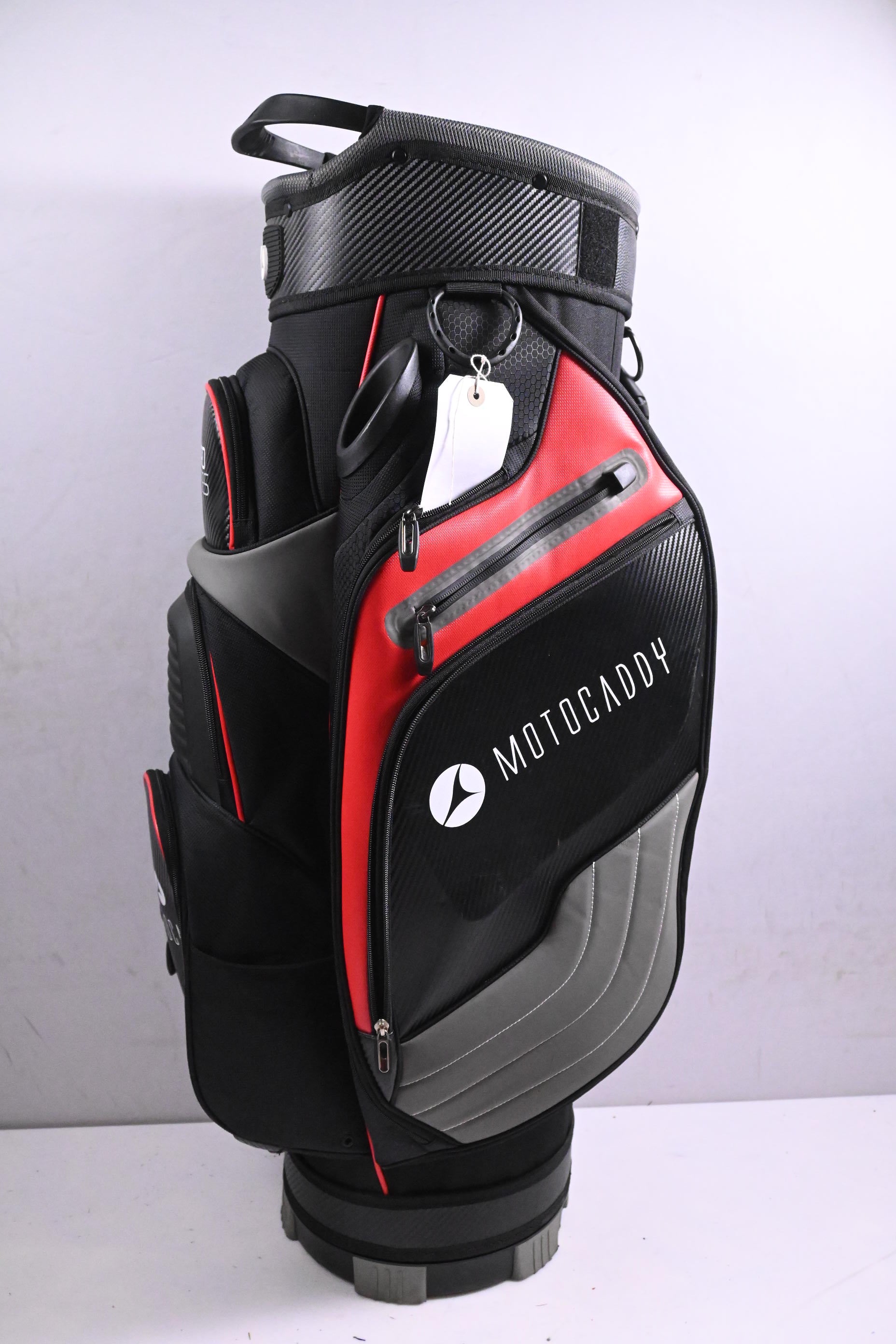 Motocaddy Pro Series Cart Bag / 14-Way Divider / Black, Red