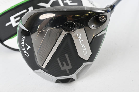 Callaway Elyte Driver / 9 Degree / Stiff Flex Denali Charcoal 50 Shaft