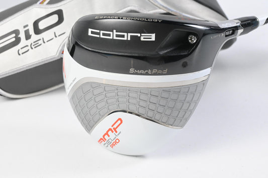 Cobra AMP Cell Pro Driver / 7.5-10.5 Degree / Stiff Flex Kuro Kage 60 Shaft