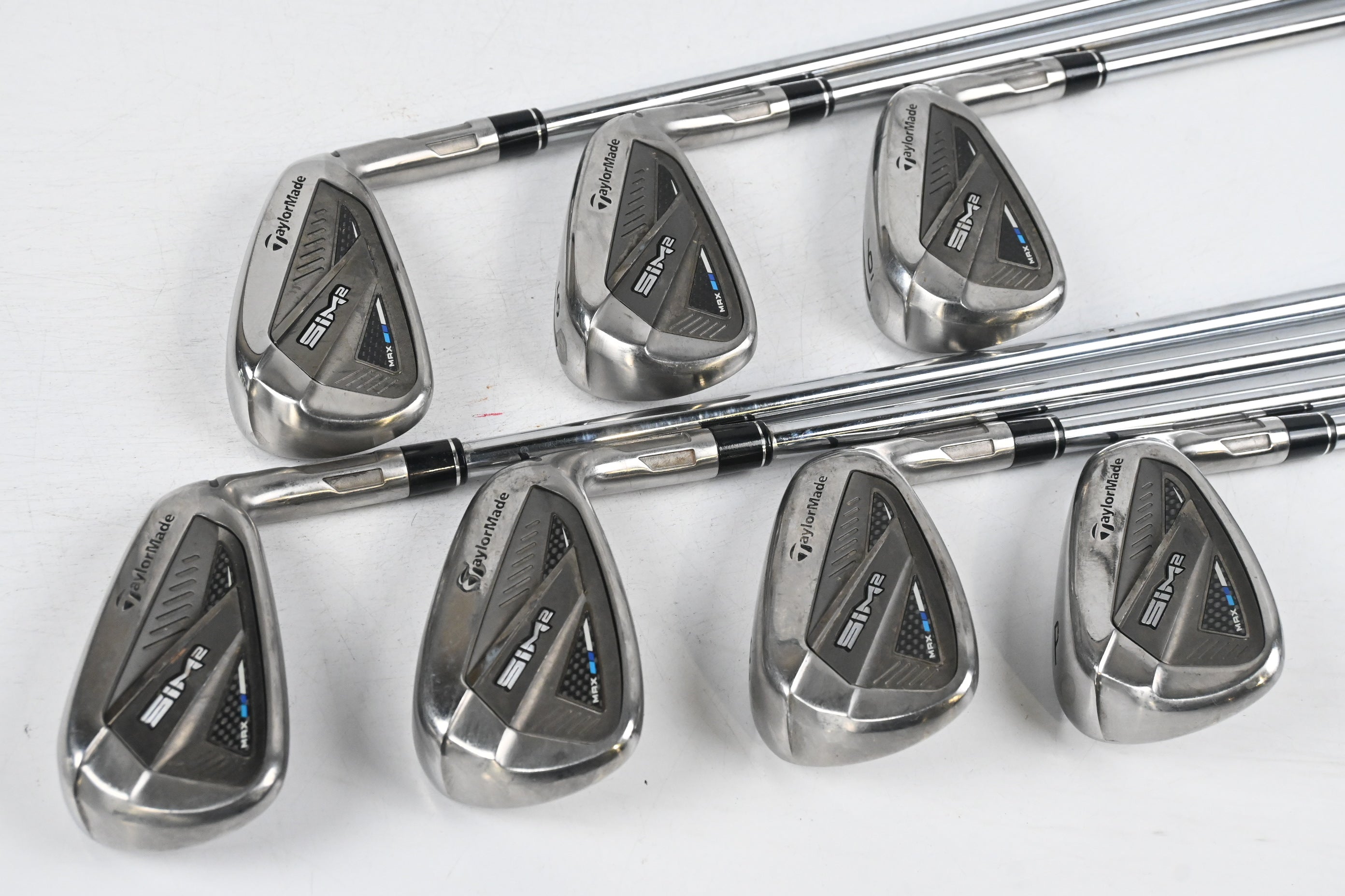 Taylormade SIM2 Max Irons / 4-PW / Stiff Flex KBS MAX MT 85 Shafts