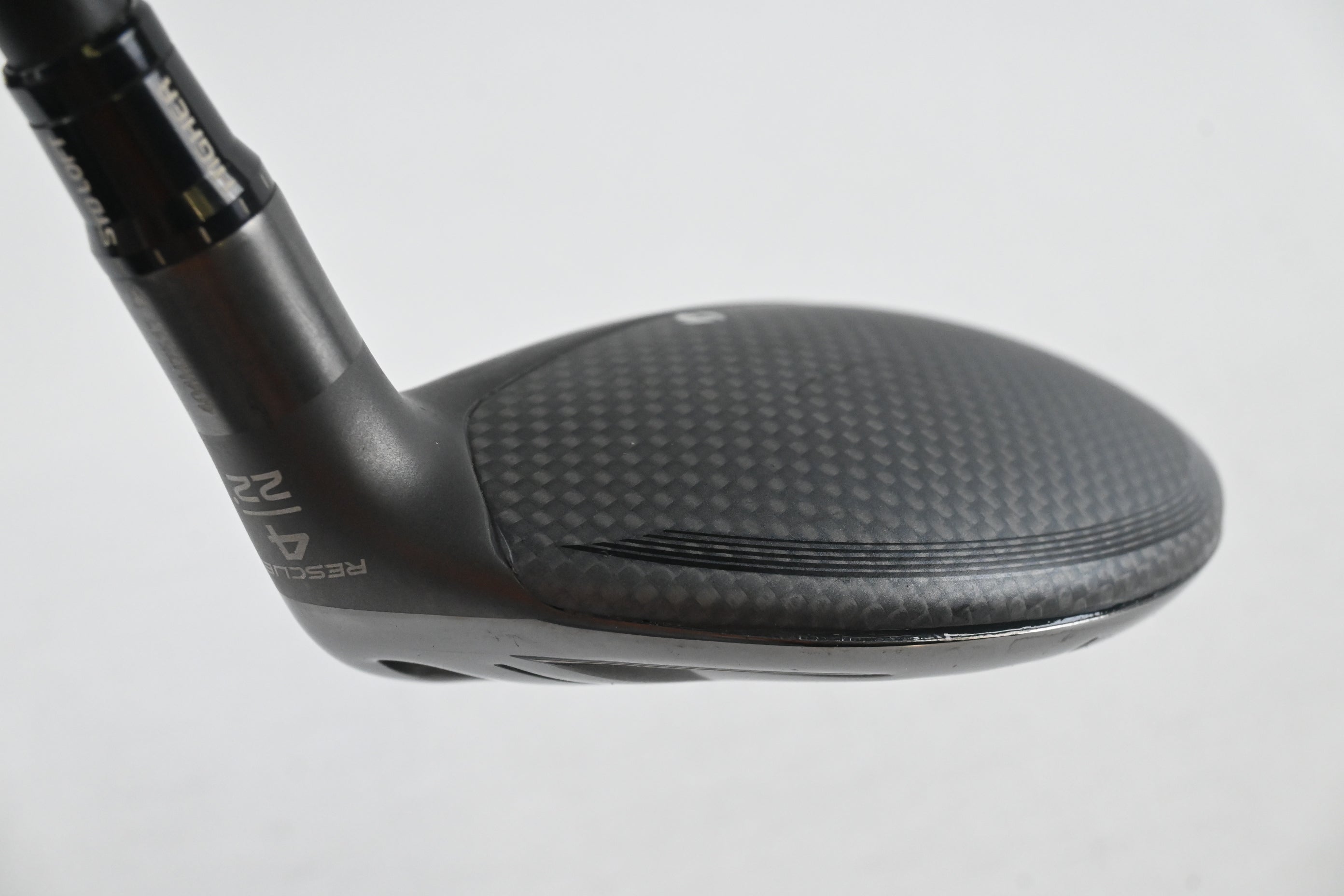 Taylormade Qi35 #4 Hybrid / 22 Degree / Stiff Flex Hzrdus Gen5 Black 80 Shaft