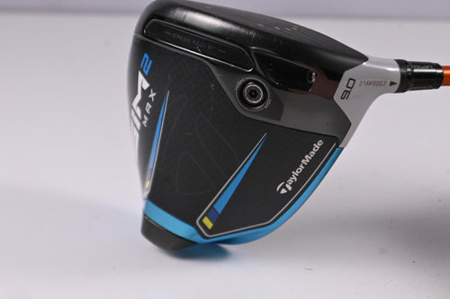 TaylorMade SIM2 Max Driver / 9 Degree / Stiff Flex Tour AD DI-7 Orange Shaft