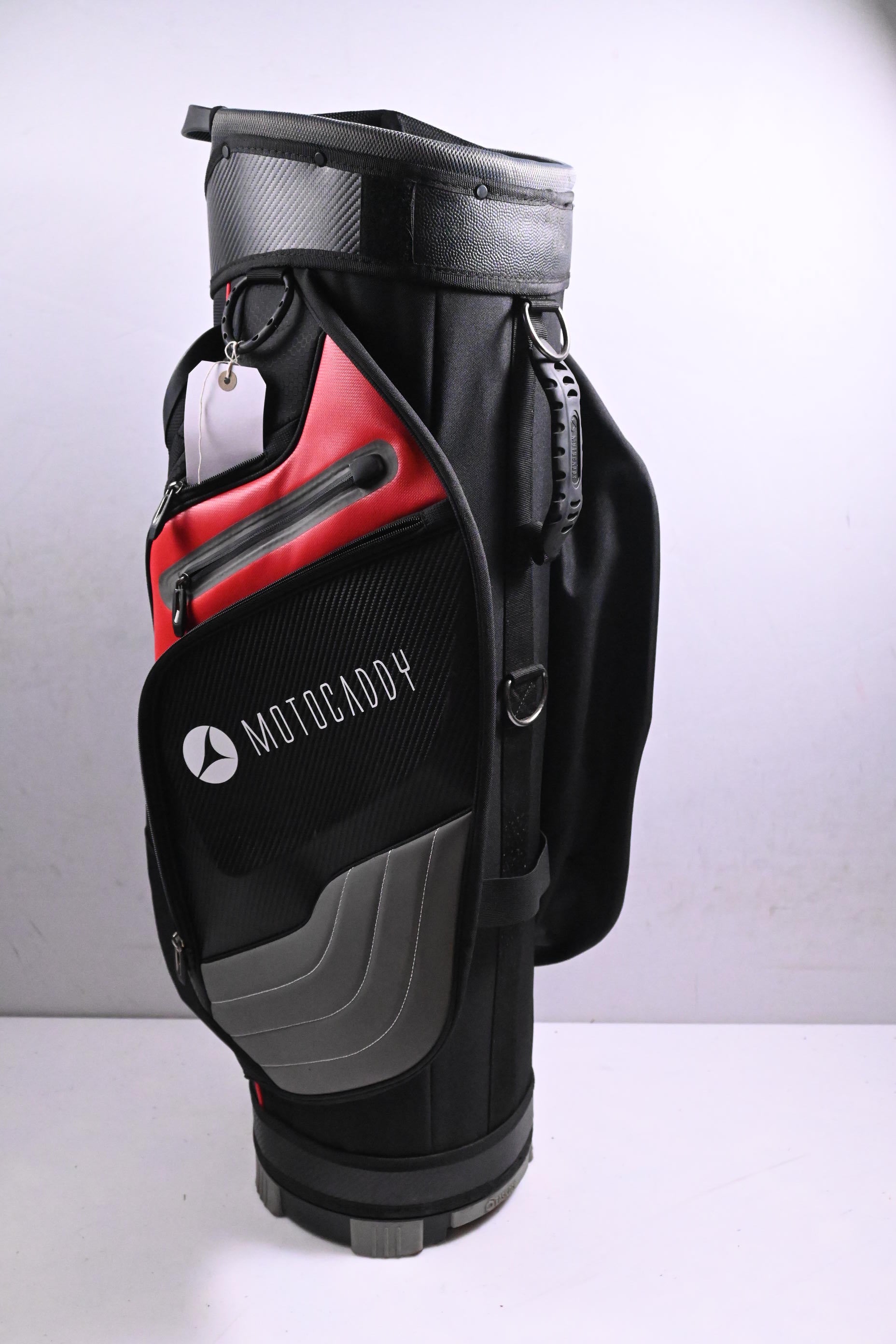 Motocaddy Pro Series Cart Bag / 14-Way Divider / Black, Red