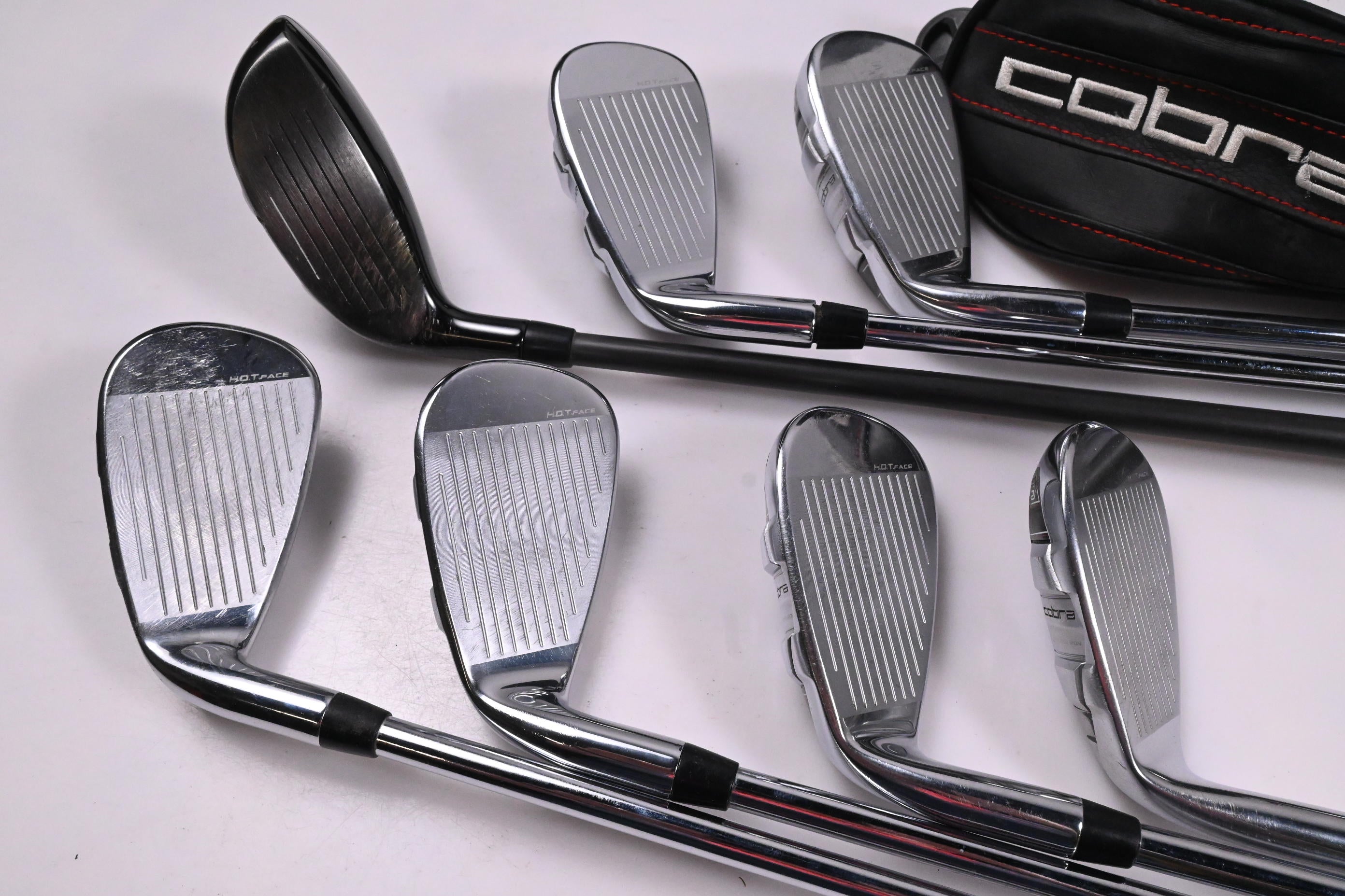 Cobra T-Rail Hybrid Combo Irons / 5H+6-PW+SW / Regular Flex Cobra Shafts