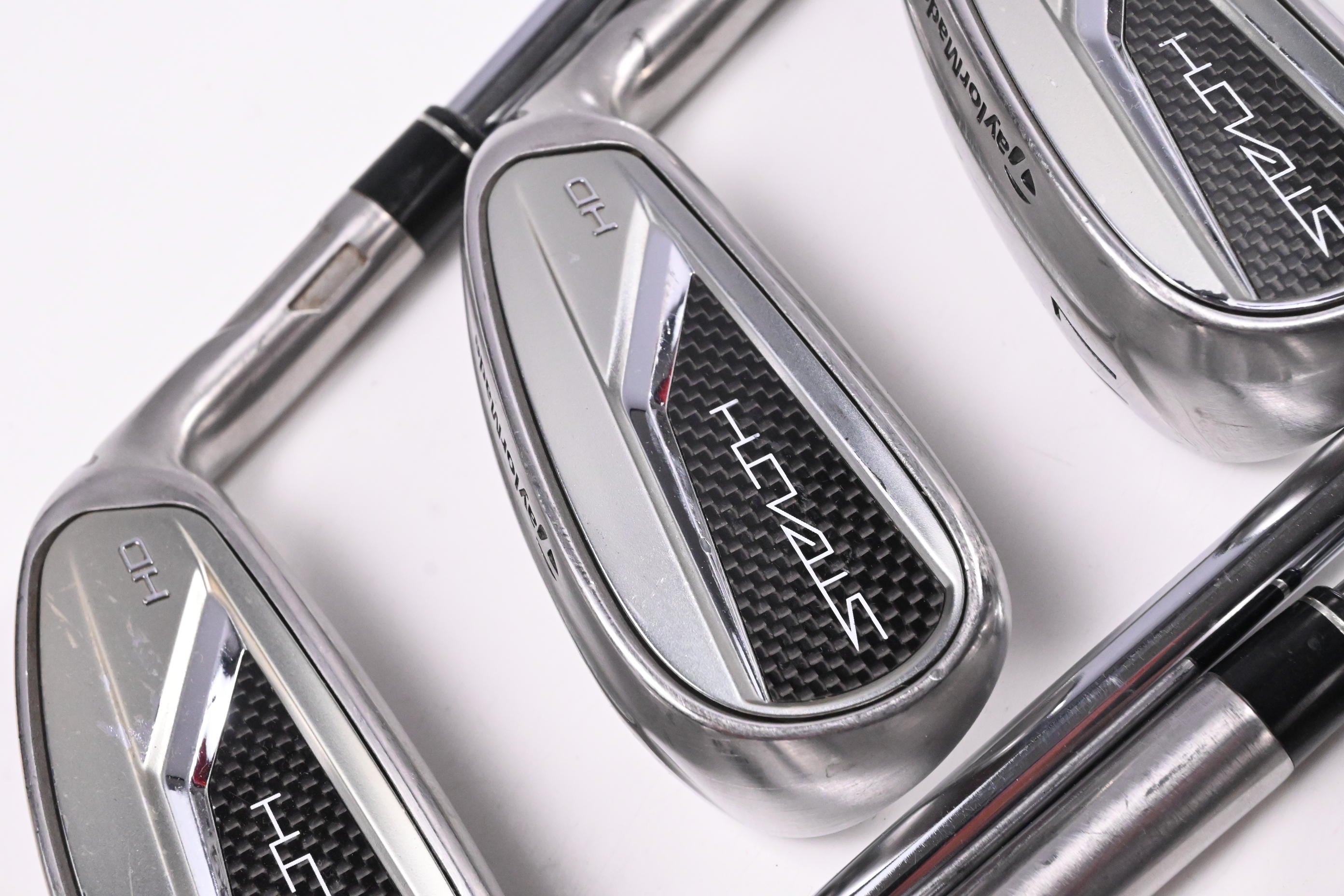 Taylormade Stealth HD Irons / 5-PW+AW / Regular Flex KBS Max MT 85 Shafts