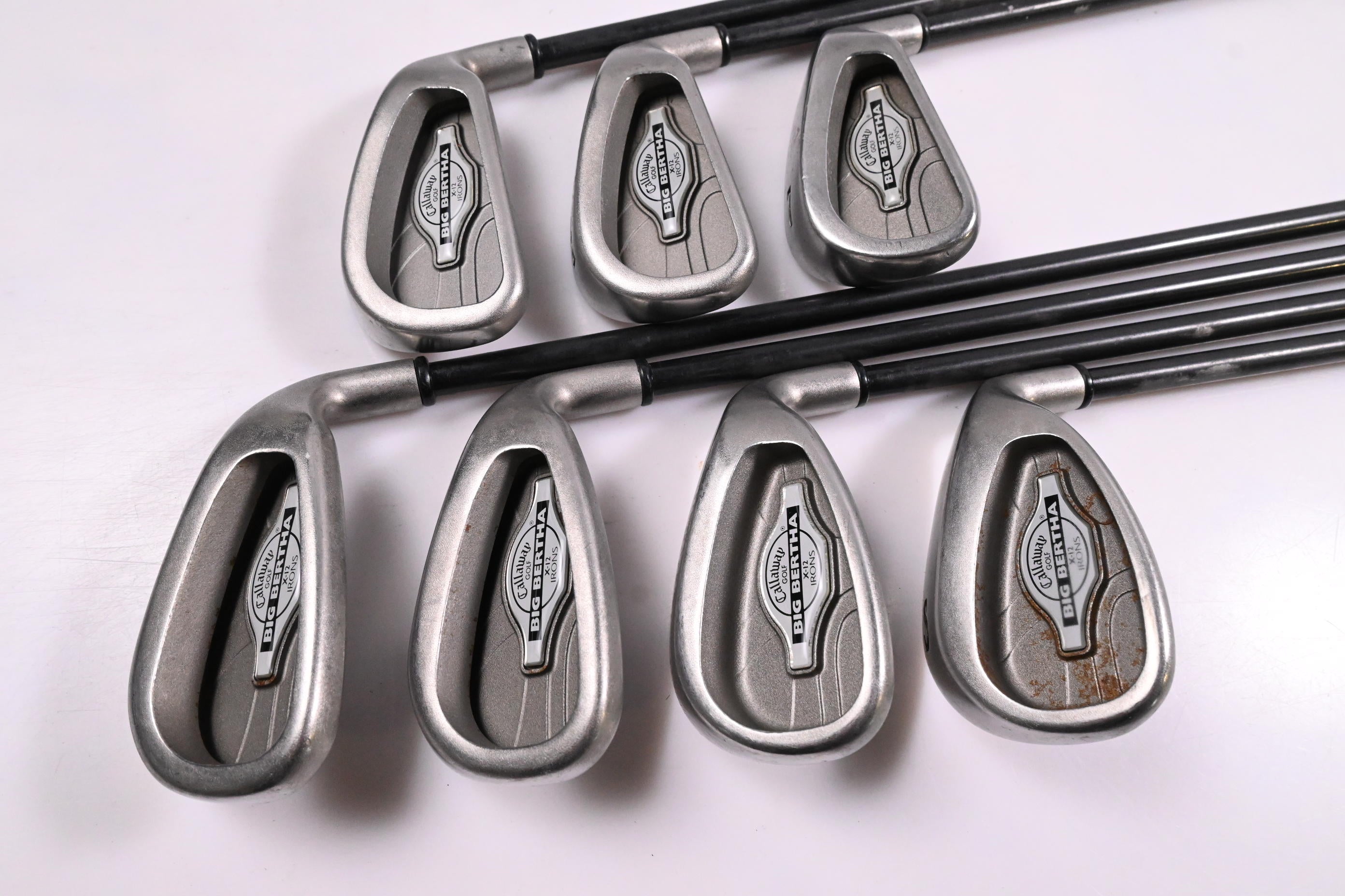 Callaway X-12 Irons / 5-PW+SW / Regular Flex Callaway RCH 96 Shafts