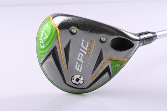 Callaway Epic Flash #3 Wood / 15 Degree / Stiff Flex EvenFlow Green 65 Shaft