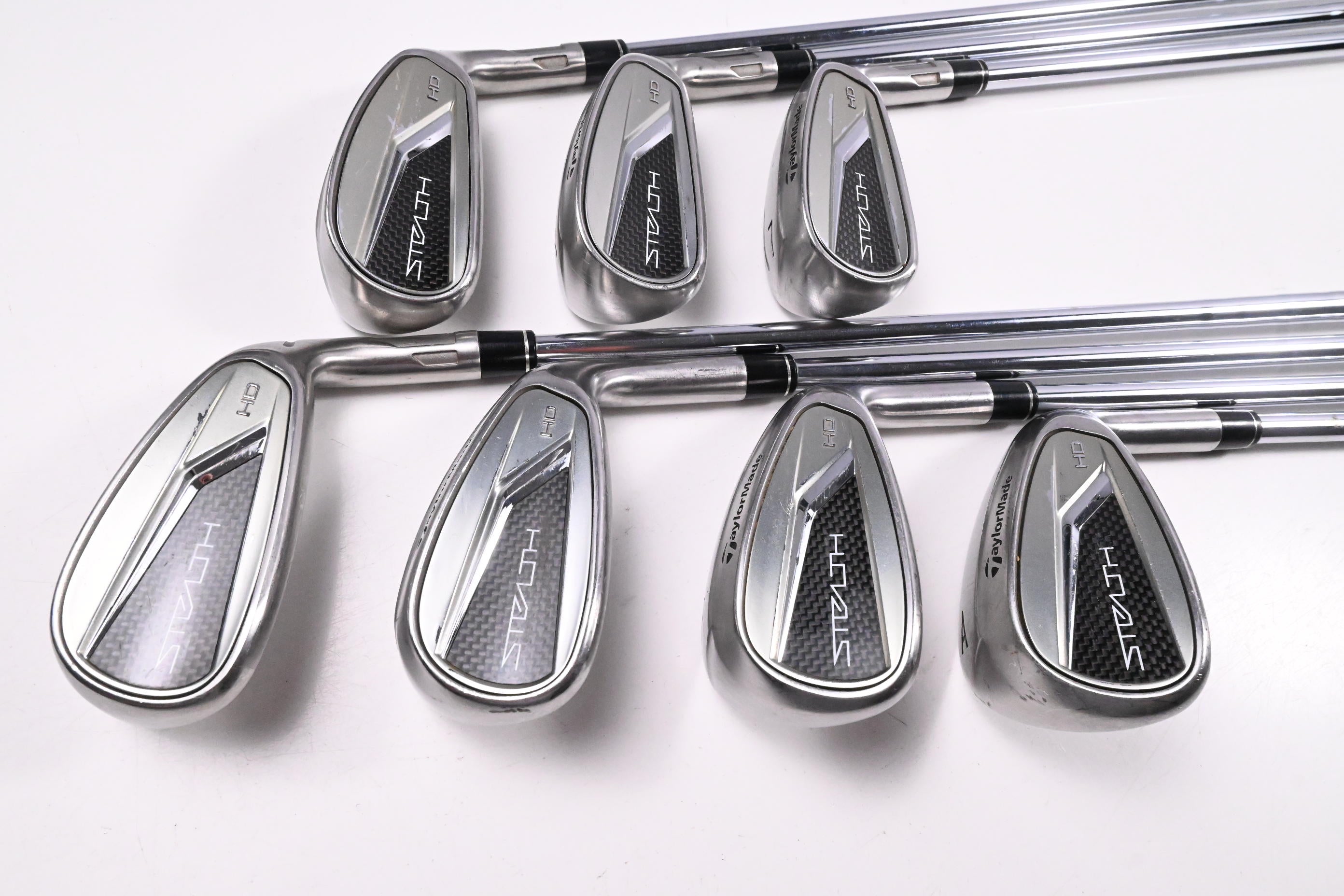 Taylormade Stealth HD Irons / 5-PW+AW / Regular Flex KBS Max MT 85 Shafts