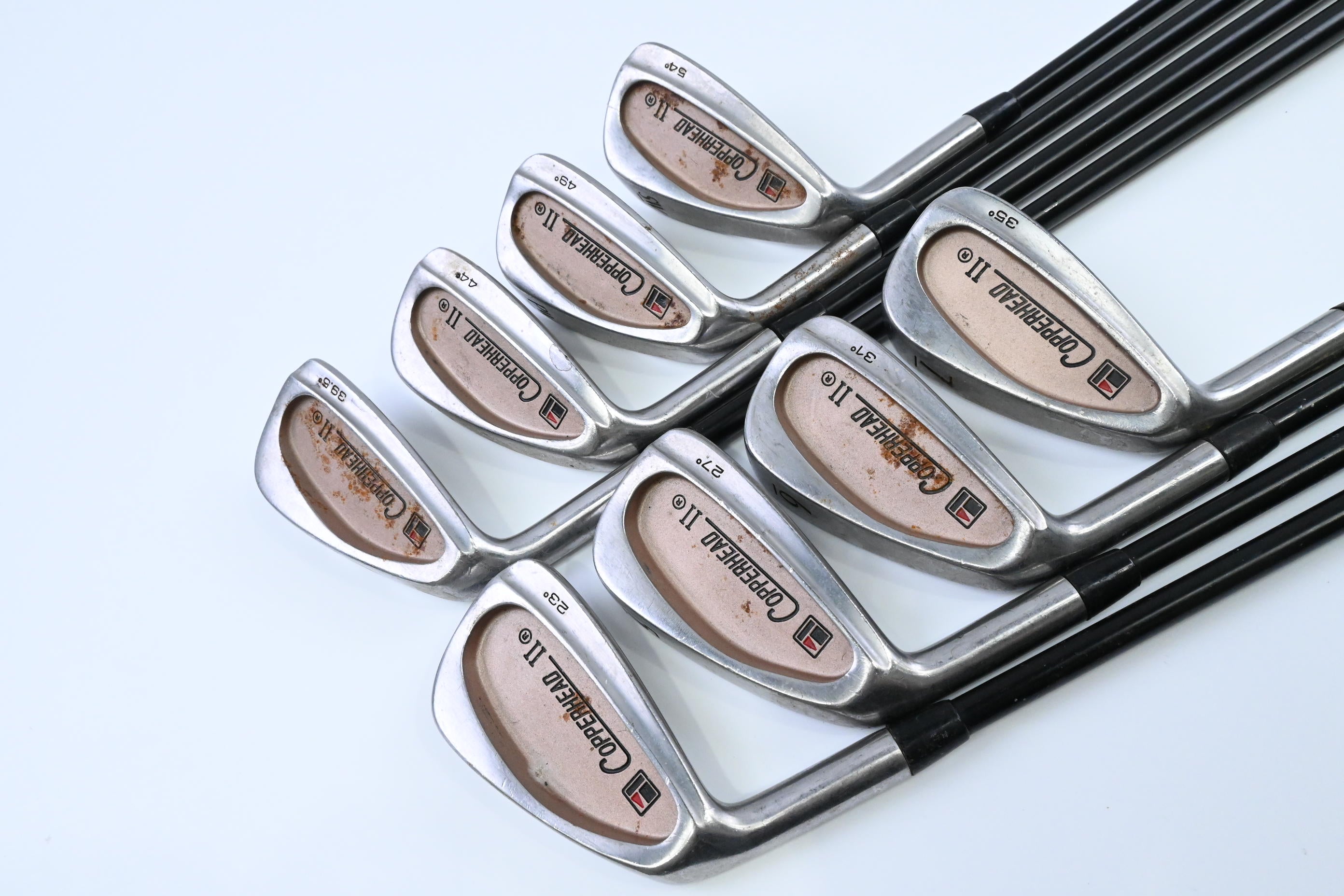 Left Hand Copperhead II Irons / 4-PW+SW / Regular Flex Aldila Shafts