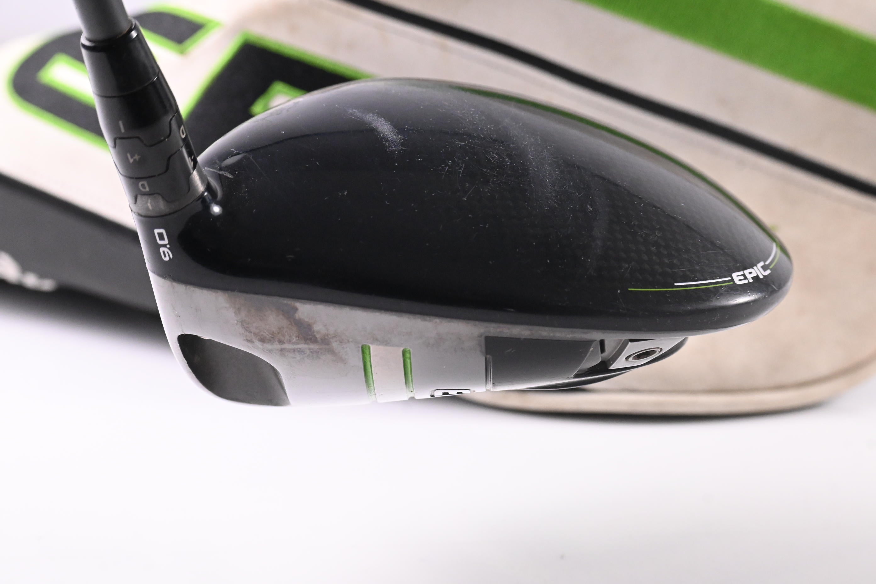Callaway Epic Max LS Driver / 9 Degree / Regular Flex HZRDUS Smoke iM10 Green 50