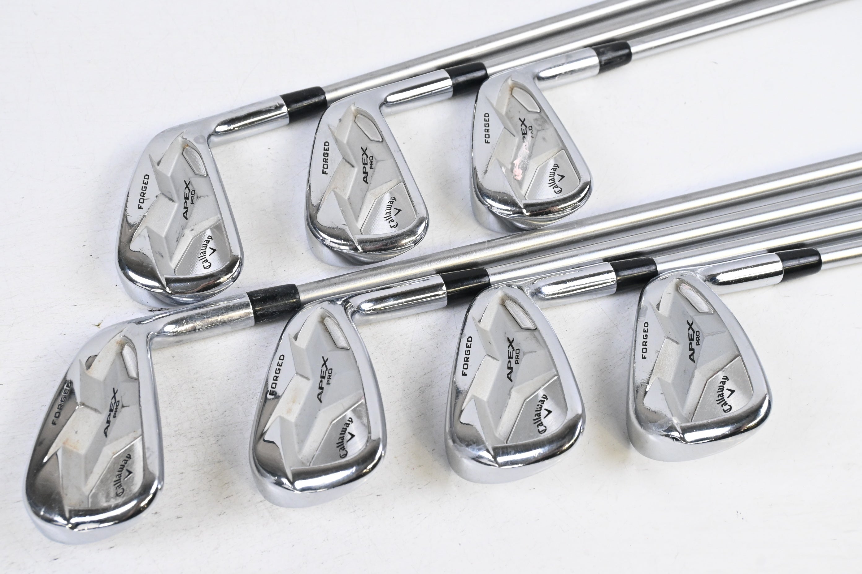 Callaway Apex Pro 19 Irons / 4-PW / Stiff Flex KBS Tour C-Taper 110 Shafts
