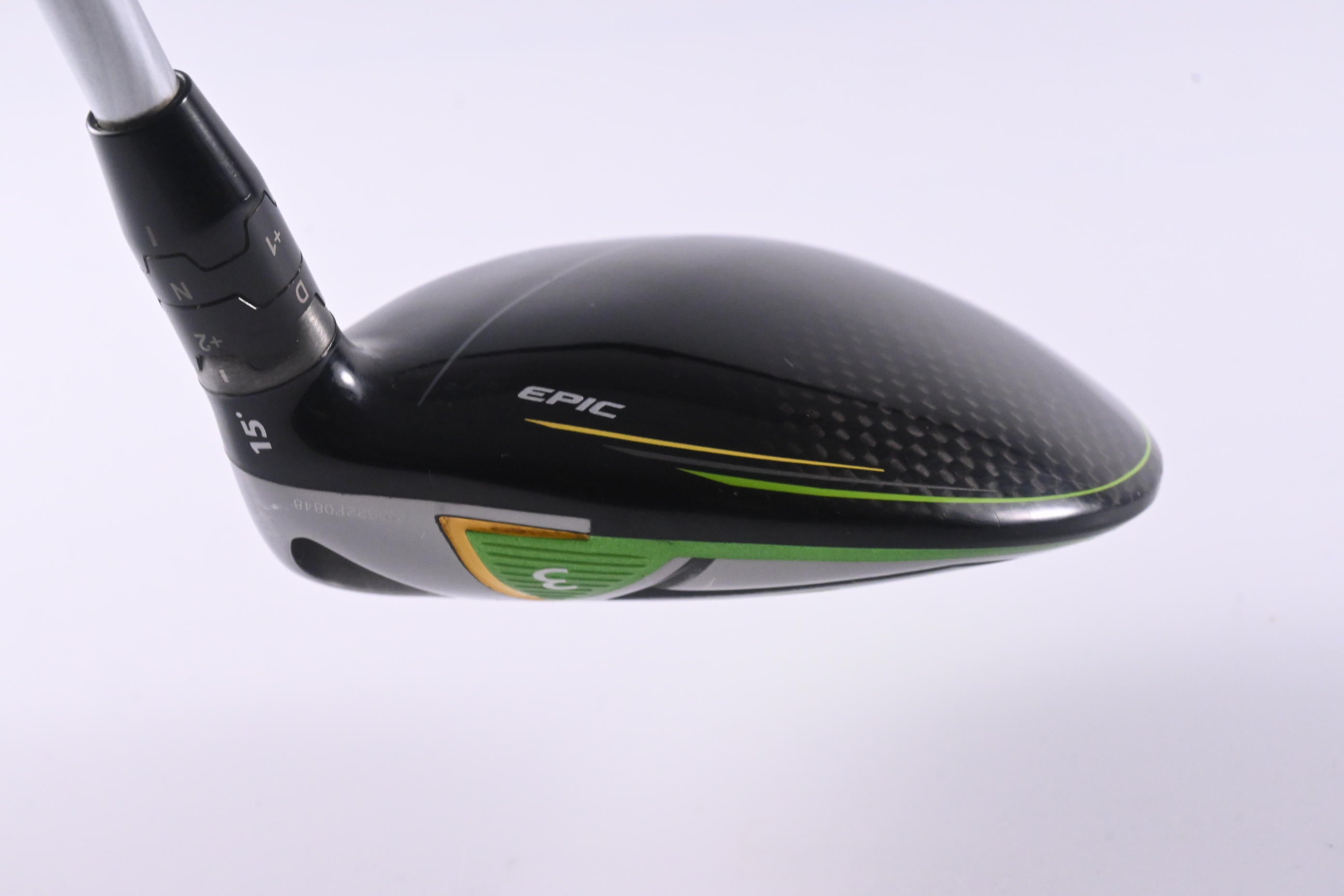 Callaway Epic Flash #3 Wood / 15 Degree / Stiff Flex EvenFlow Green 65 Shaft