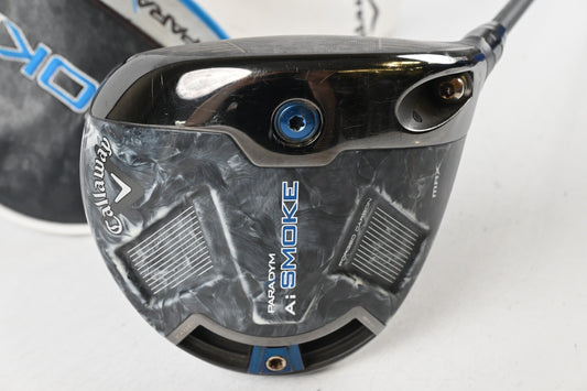 Callaway Paradym Ai Smoke Max Driver / 9 Degree / Stiff Flex Tensei AV Blue 65