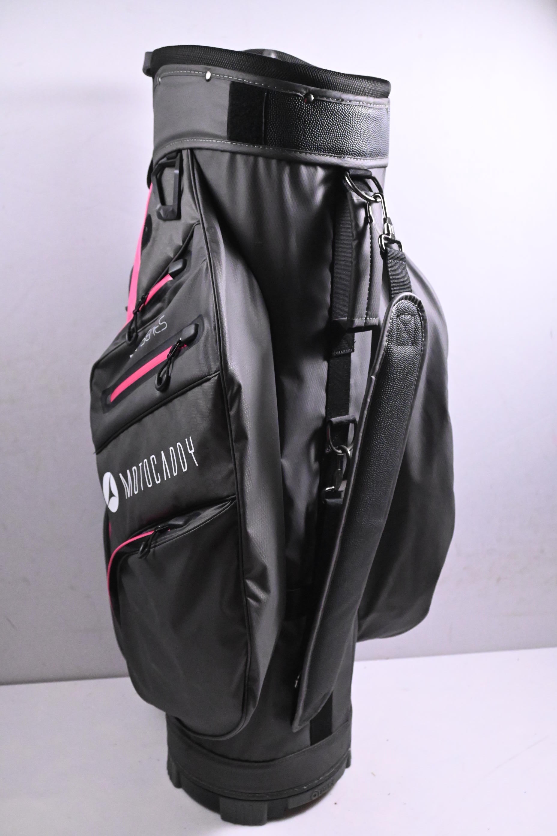 Motocaddy Dry Series Cart Bag / 14-Way Divider / Grey, Pink