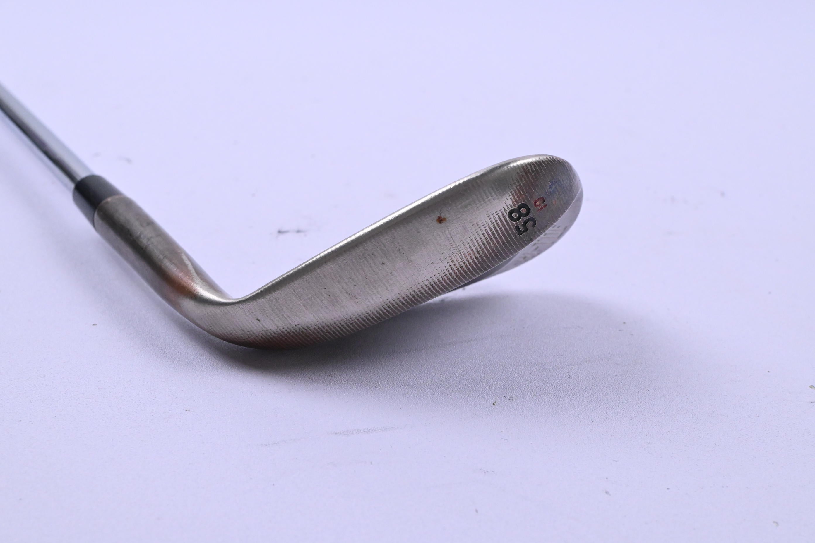 Left Hand Taylormade Hi-Toe Raw Lob Wedge / 58 Degree / Wedge Flex KBS HI-REV