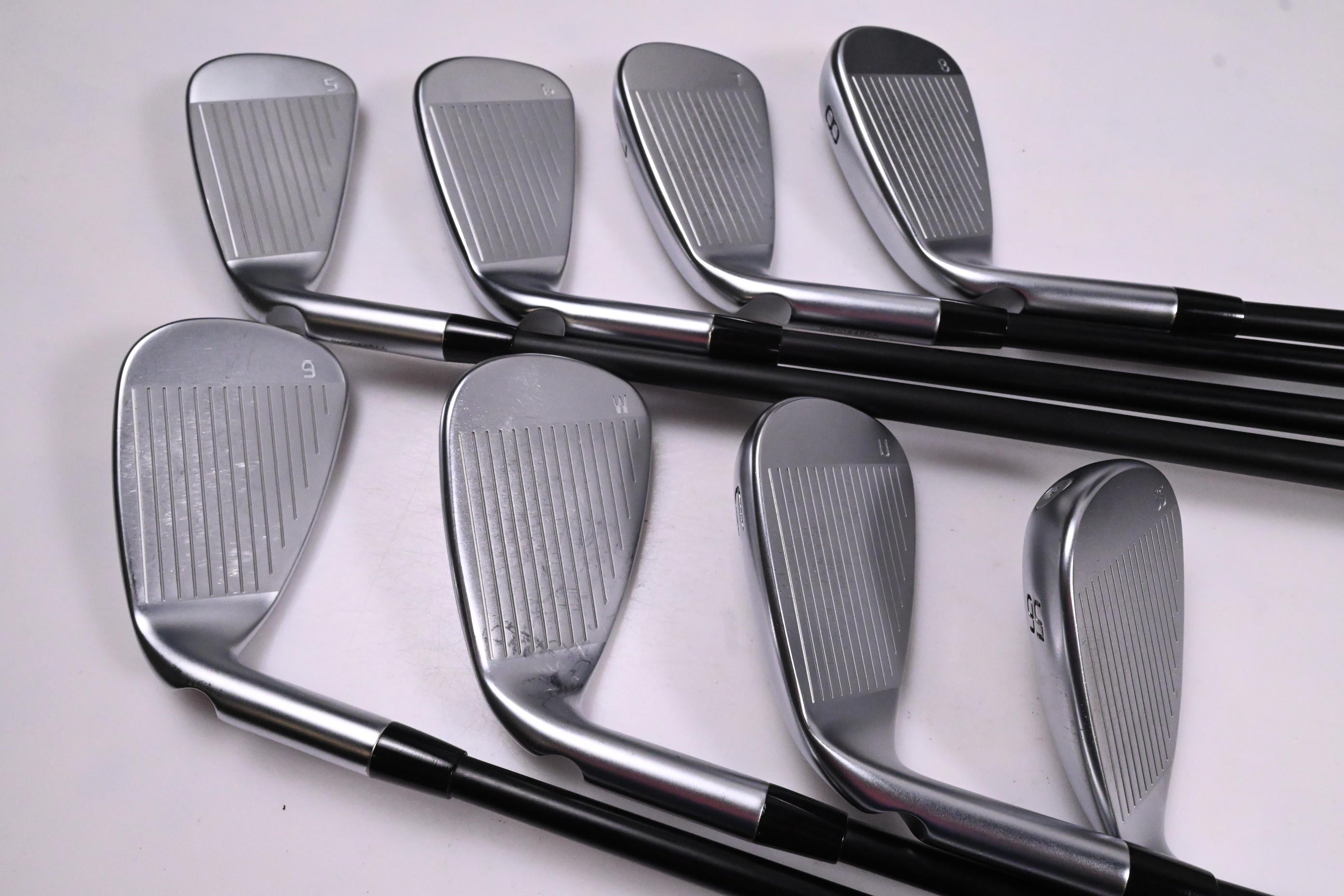Ping G440 Irons / 5-PW+GW+56° / Black Dot / Regular Flex Ping Alta CB Blue