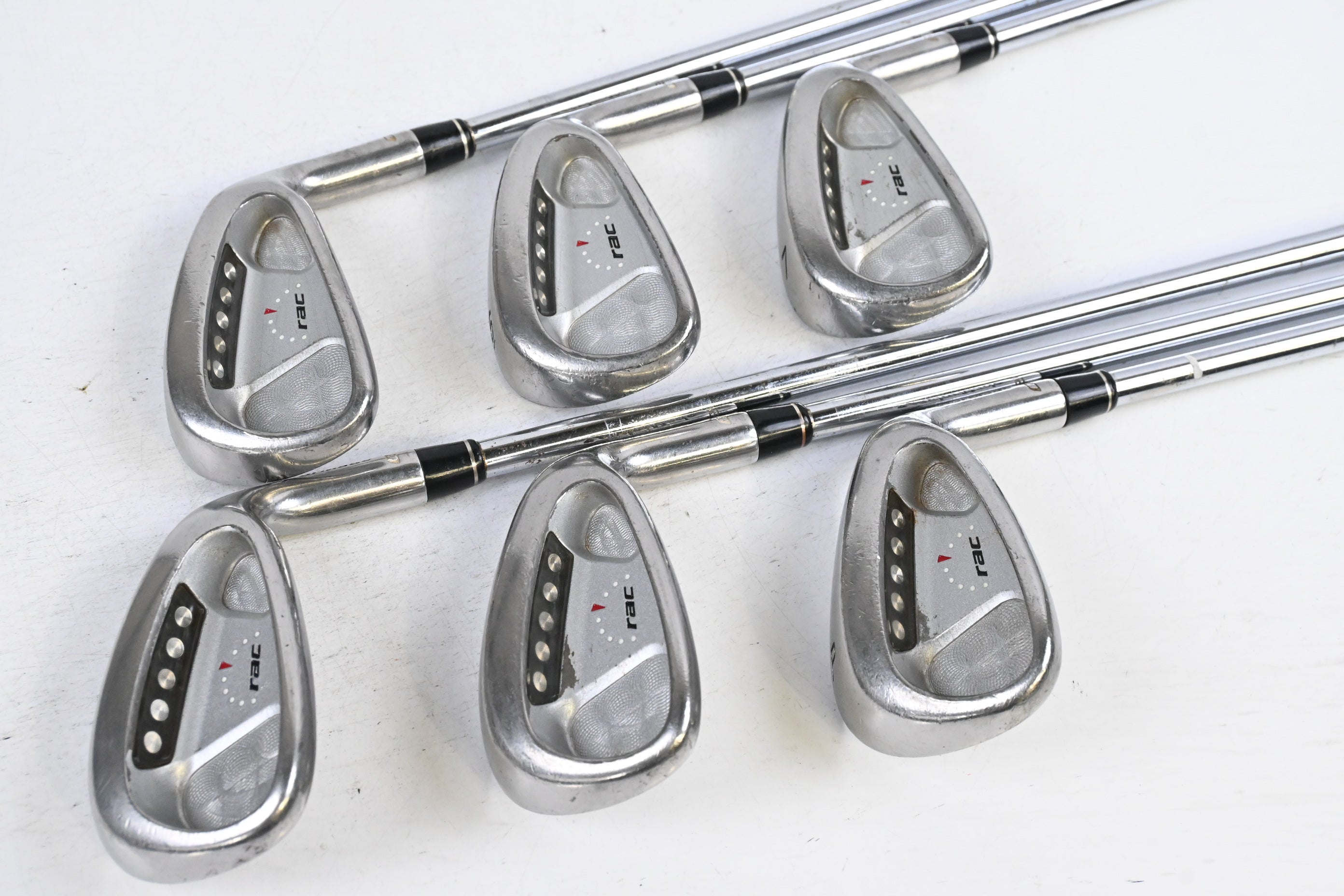 Taylormade RAC OS Irons / 5-PW / Stiff Flex Light Metal Shafts