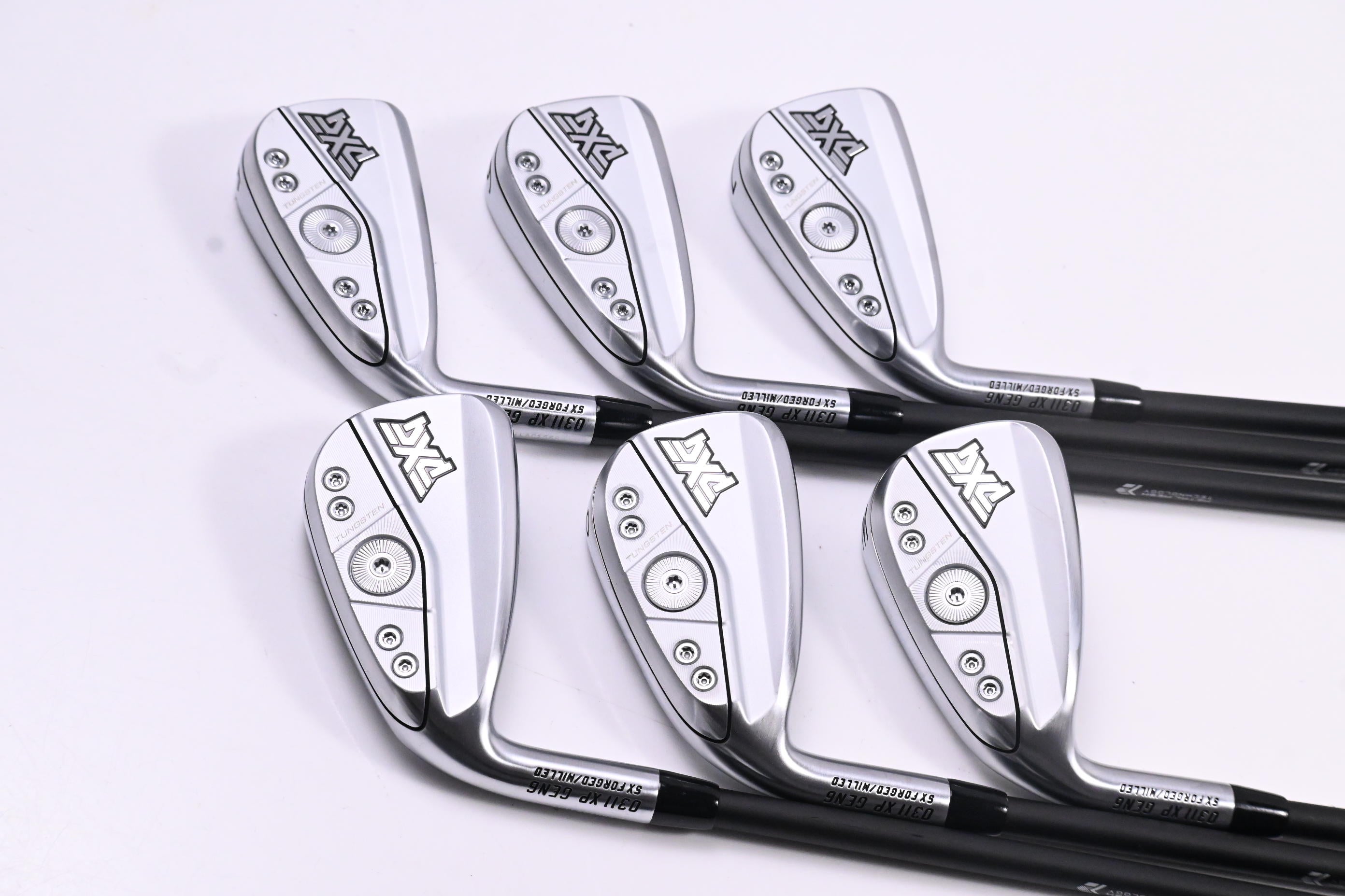 Left Hand PXG 0311 XP GEN6 Irons / 5-PW / Regular Flex MMT 70 Shafts