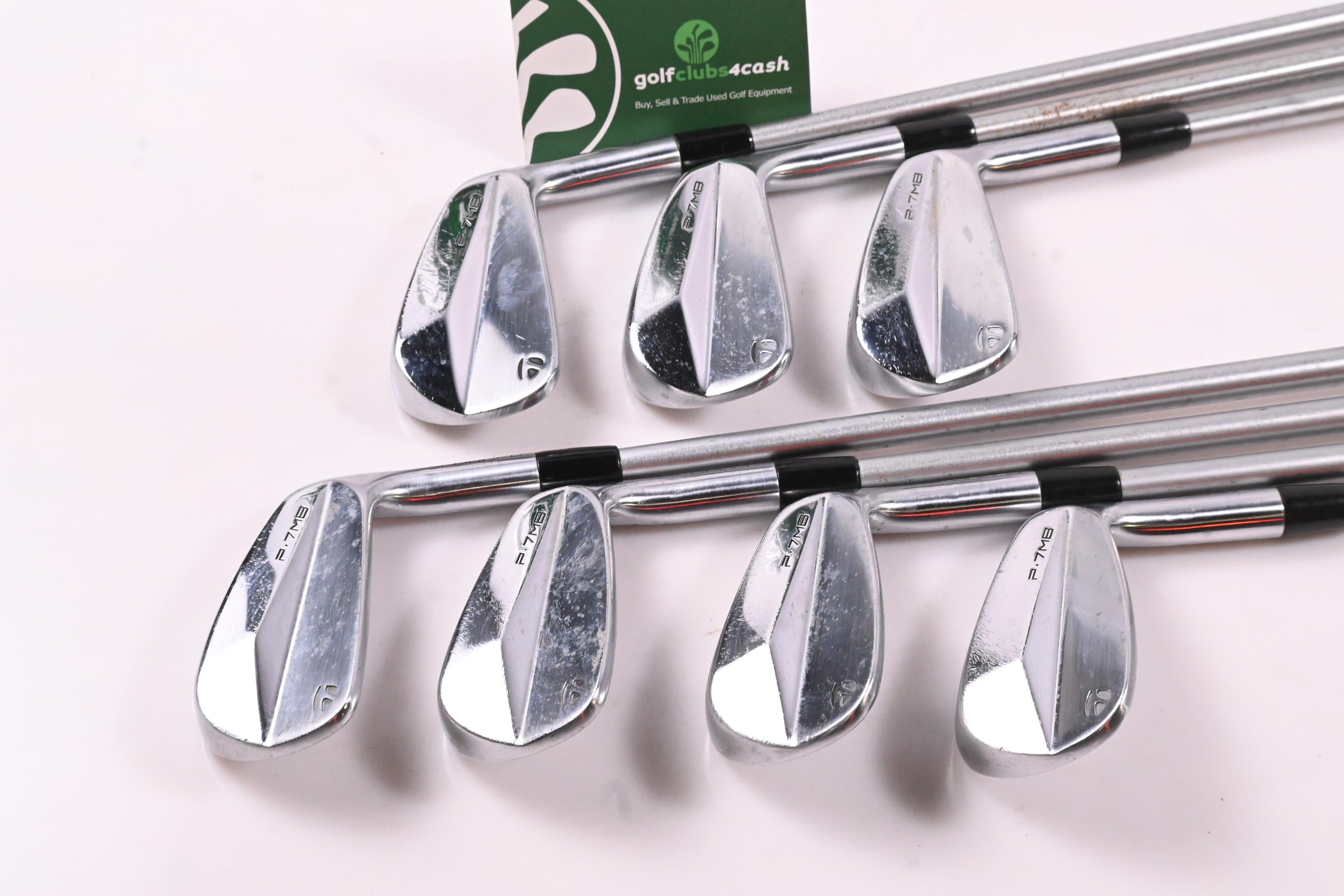 Taylormade P7MB 2023 Irons / 4-PW / Stiff Flex Shafts / No Shaft Bands