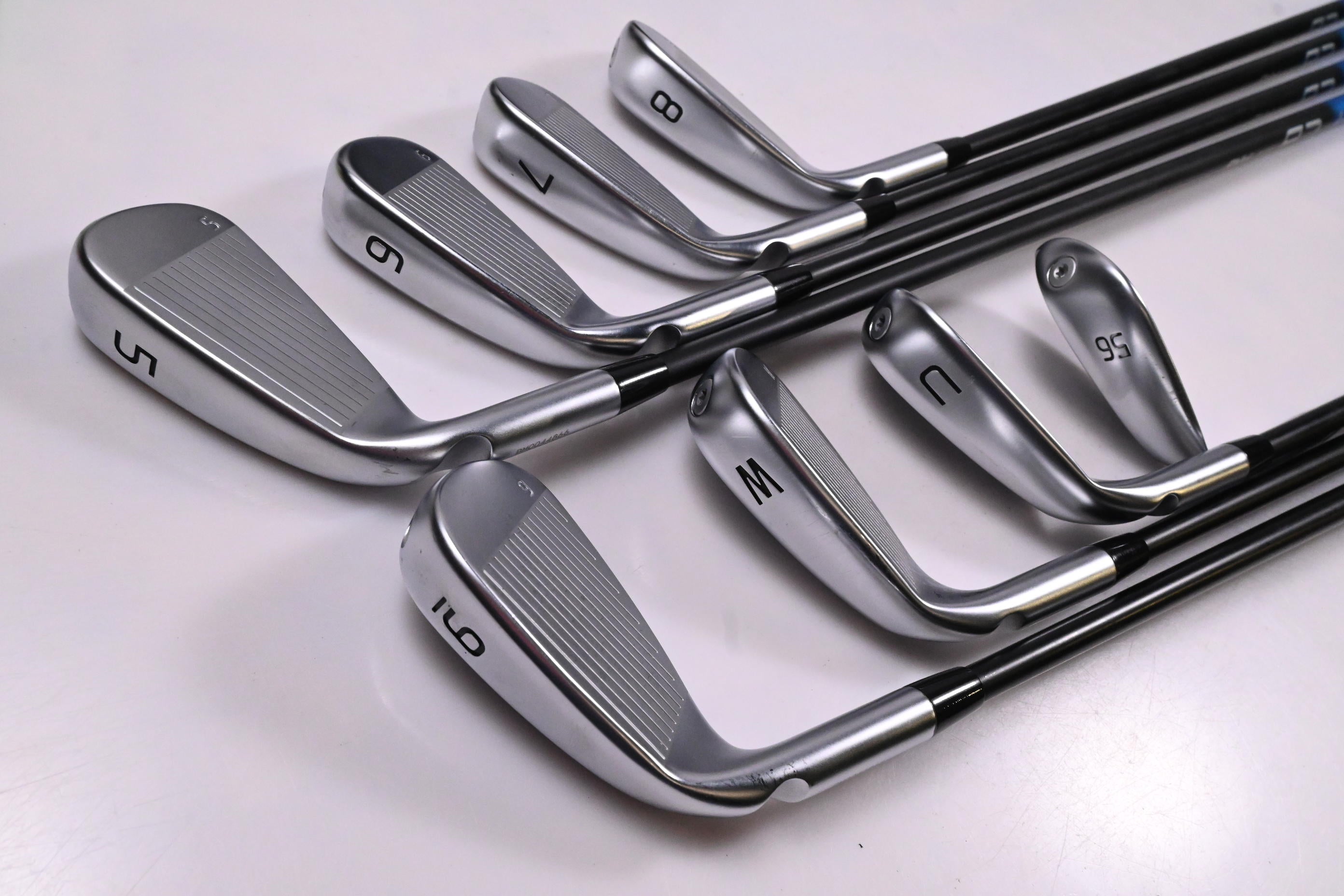 Ping G440 Irons / 5-PW+GW+56° / Black Dot / Regular Flex Ping Alta CB Blue