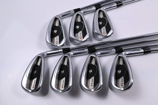 Ping G400 Irons / 5-PW+SW / Blue Dot / Regular Flex Ping AWT 2.0 Shafts