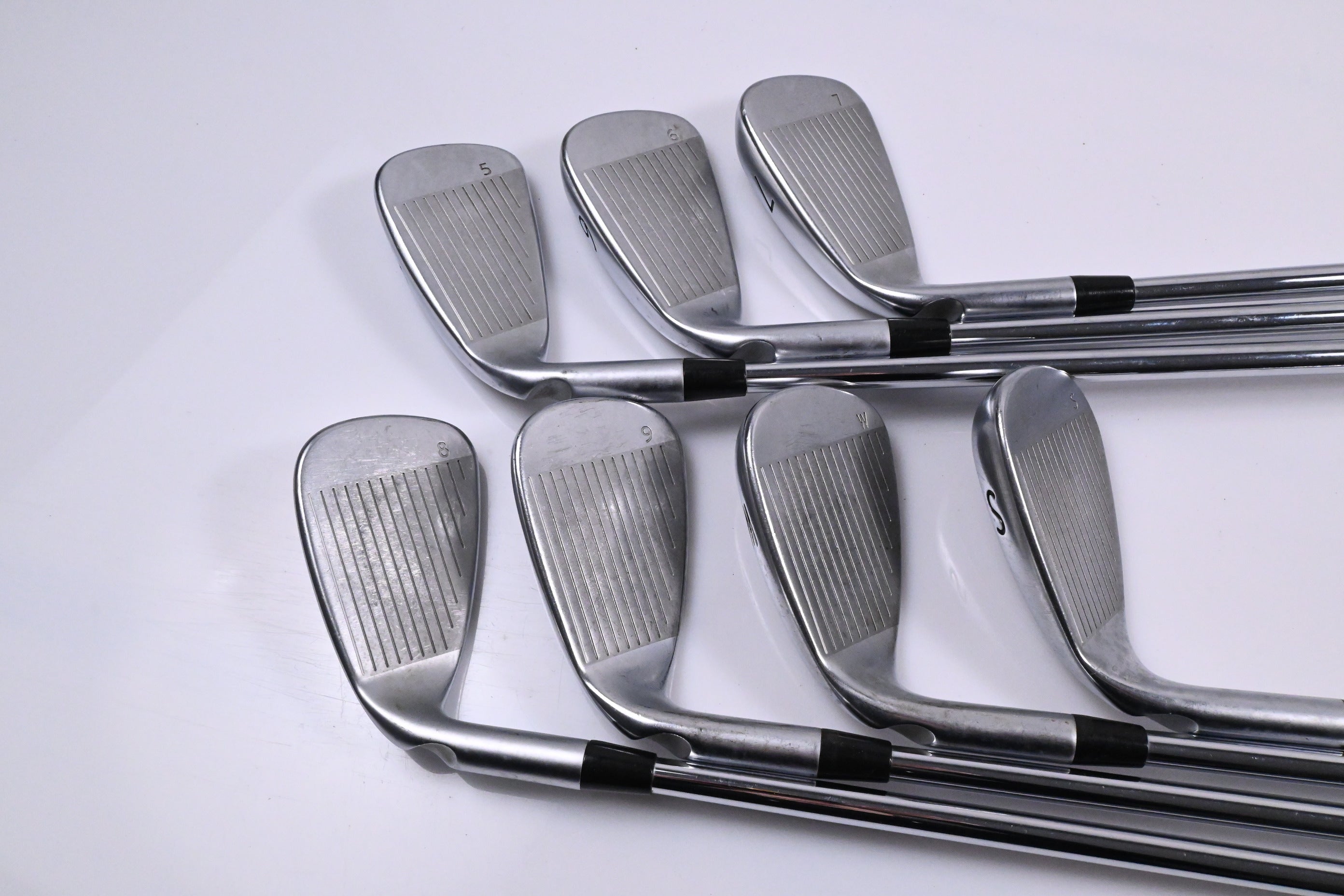 Ping G400 Irons / 5-PW+SW / Blue Dot / Regular Flex Ping AWT 2.0 Shafts