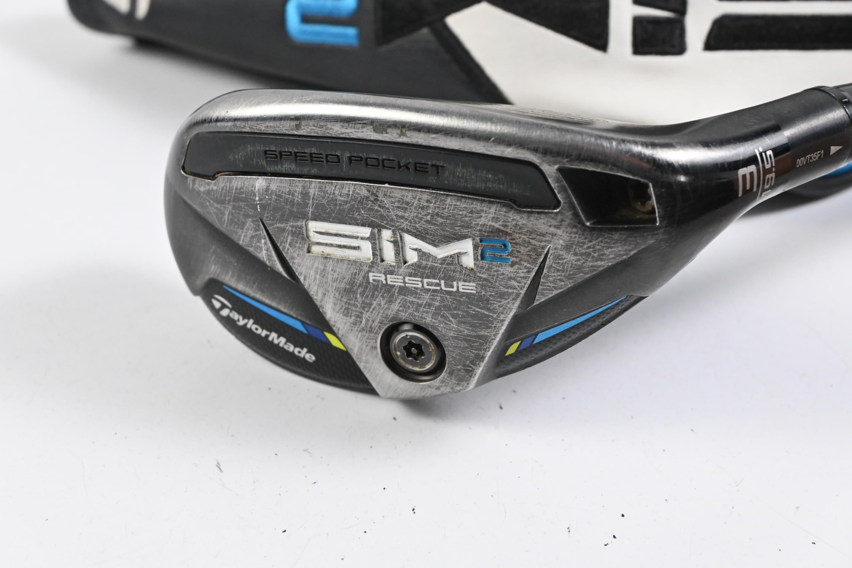 Taylormade SIM2 #3 Hybrid / 19.5 Degree / Stiff Flex Tensei AV Raw Blue 80 Shaft