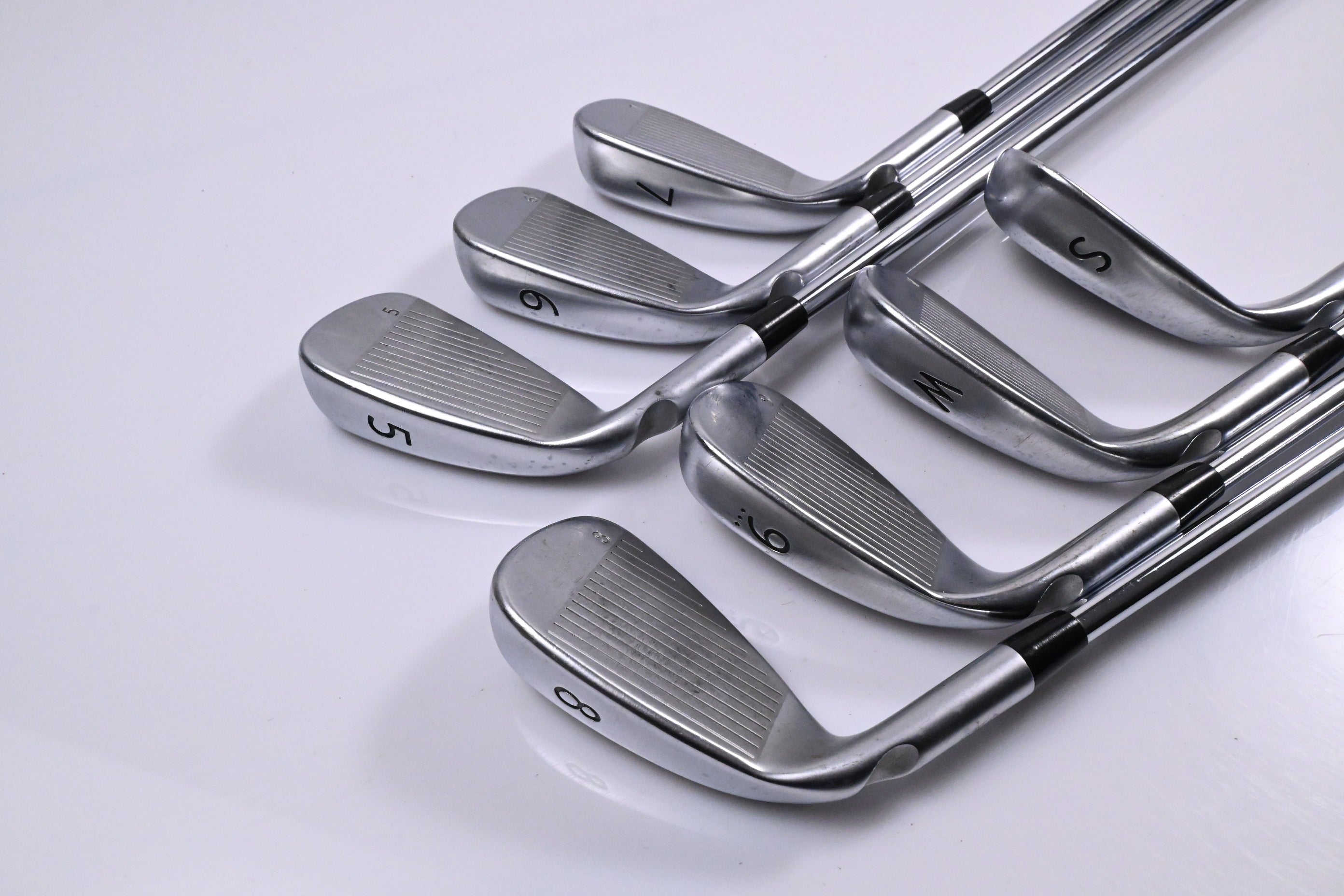 Ping G400 Irons / 5-PW+SW / Blue Dot / Regular Flex Ping AWT 2.0 Shafts