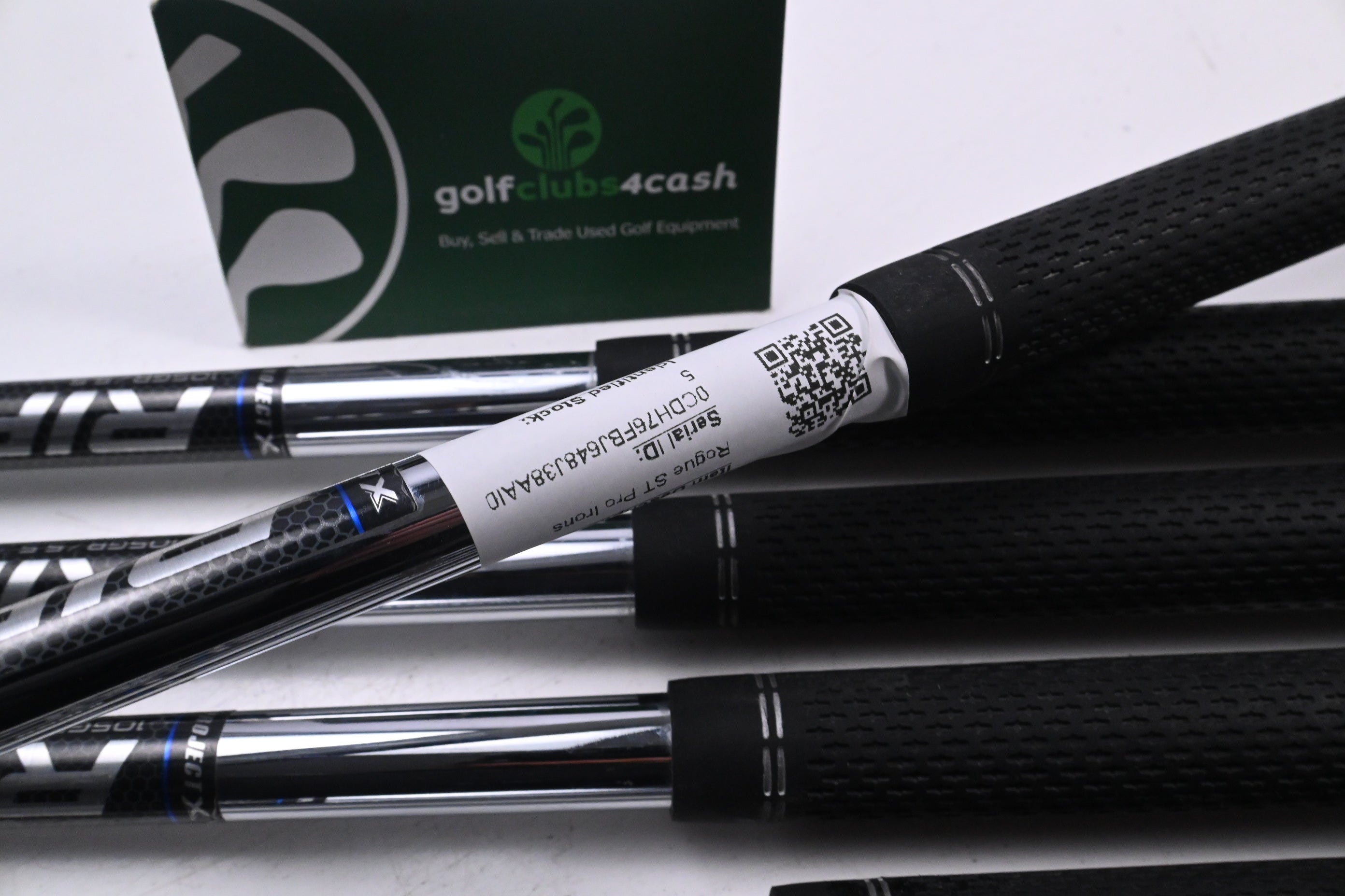 Callaway Rogue ST Pro Irons / 4-PW+AW / Regular+ Flex Rifle Tour Flighted 105