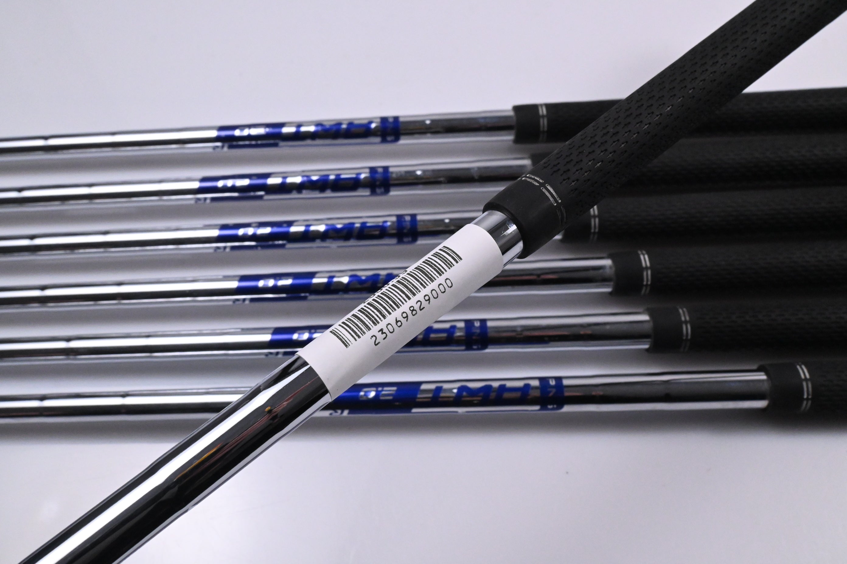 Ping G400 Irons / 5-PW+SW / Blue Dot / Regular Flex Ping AWT 2.0 Shafts