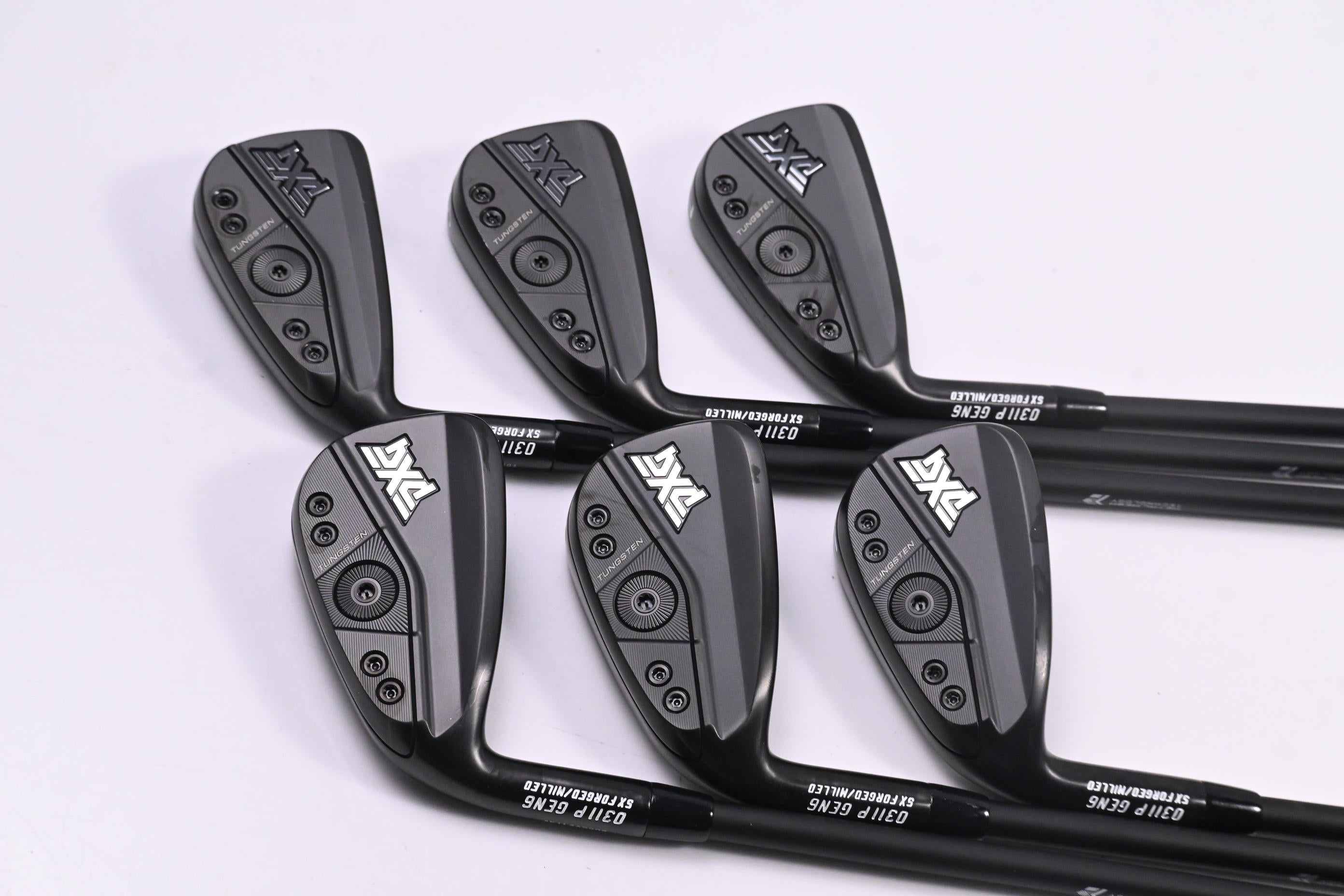 Left Hand PXG 0311 P GEN6 Iron / 5-PW / Regular Flex MMT 70 Shafts